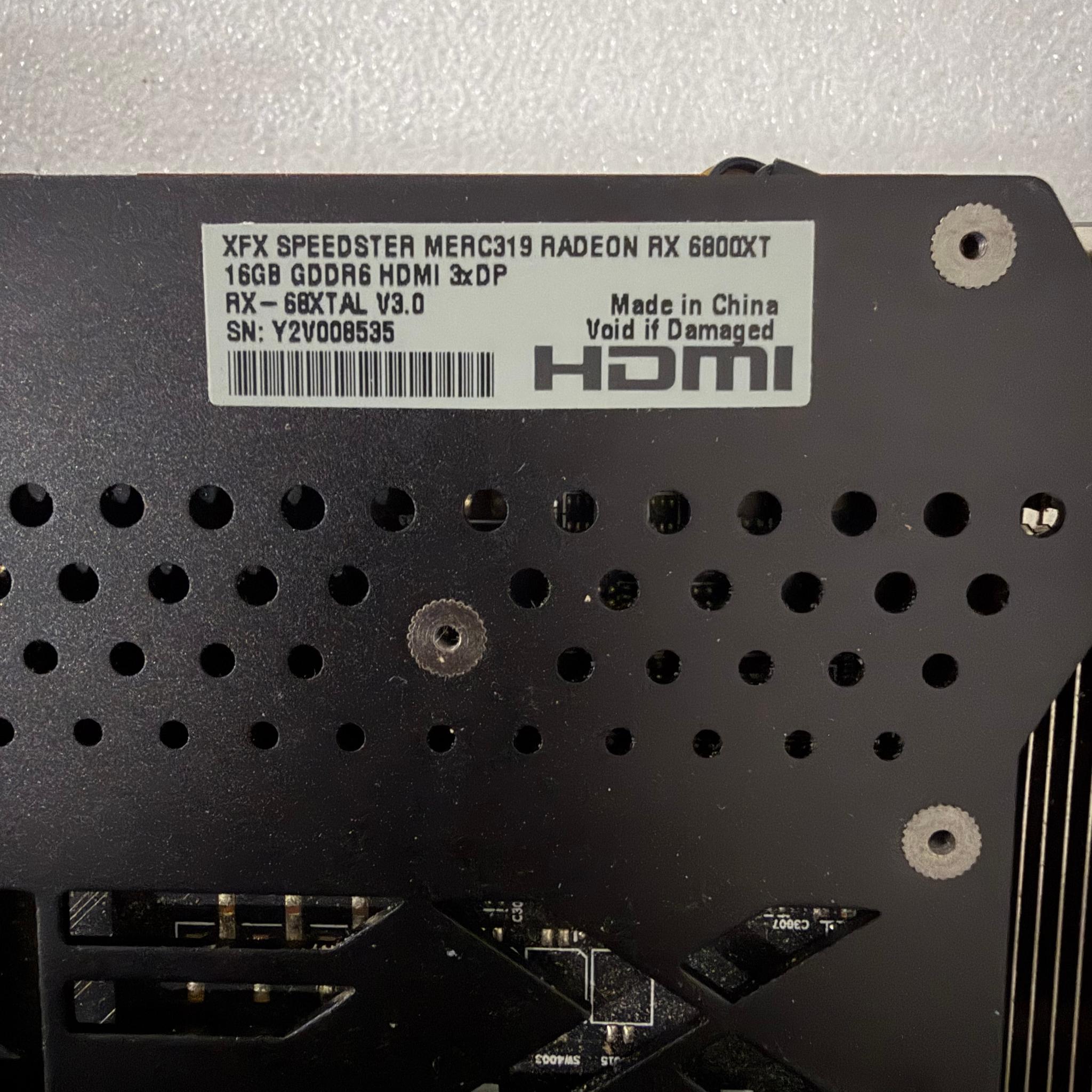 XFX Speedster MERC 319 Radeon RX 6800 XT Free Shipping
