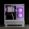 🤍💎White Gaming PC – RTX 5060, Ryzen 5 5600X, 32GB RAM, 1TB SSD - RGB, WiFi, LED Screen🤍💎