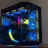 ⚡Obsidian X — Ryzen 9 7900X • RX 9070 XT • 32GB DDR5 • Black RGB Beast