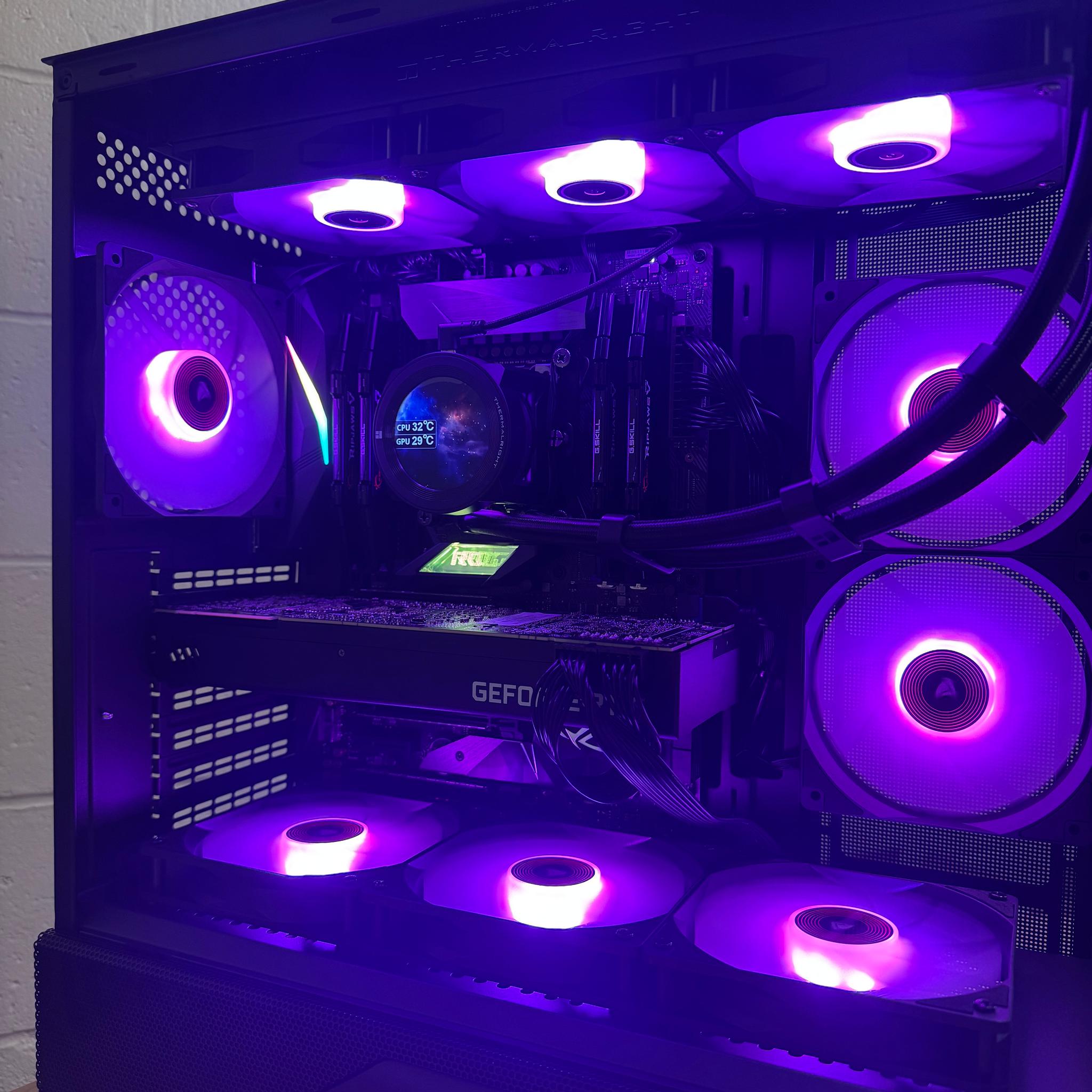 1440p Panoramic Gaming PC | RTX 2080 Ti 11GB | i7 8-Core | 32GB RAM | 2TB SSD | LCD Screen