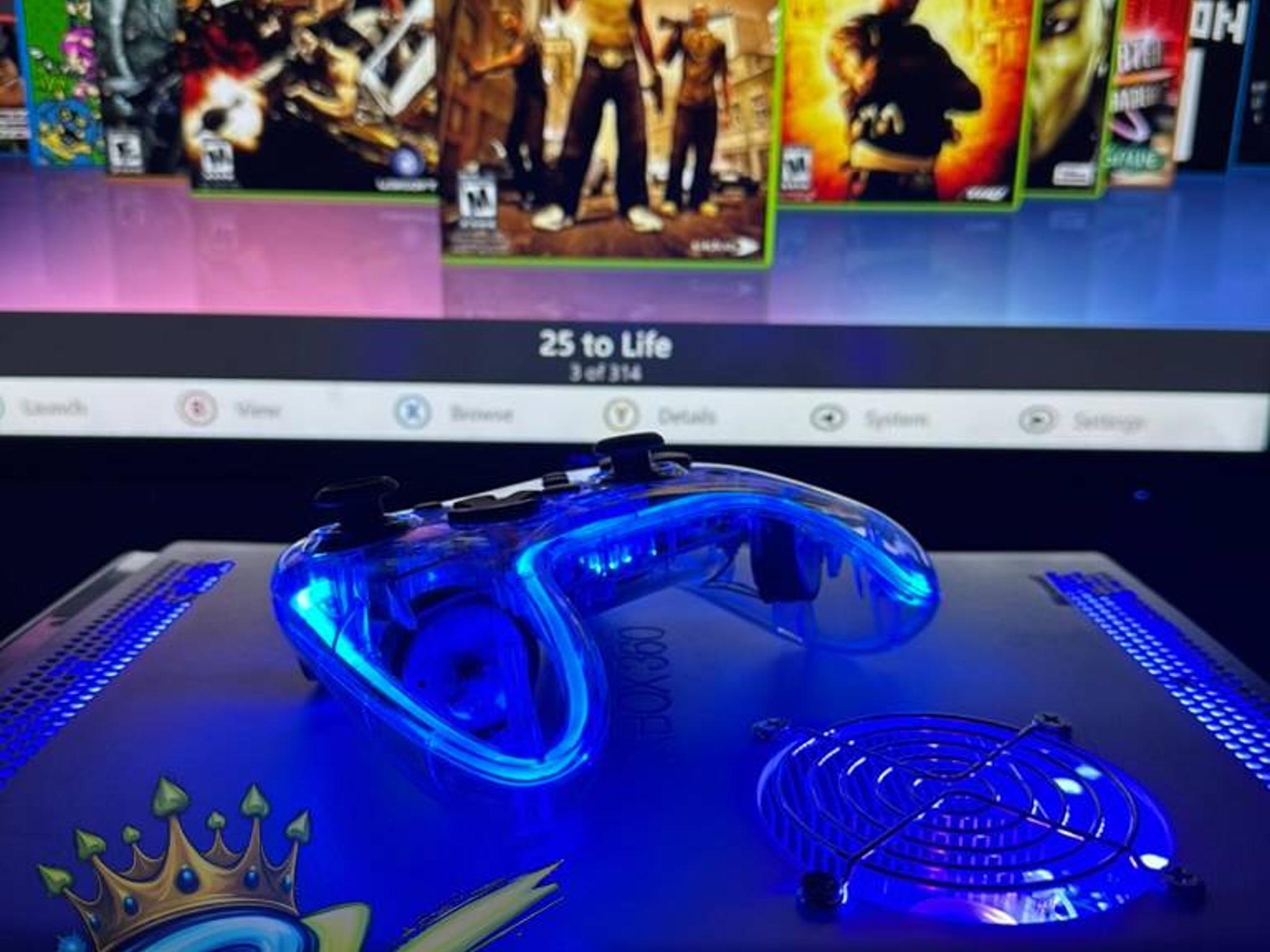 Xbox 360 -RGH3  - Custom LEDs -1TB HDD - Gaming Console