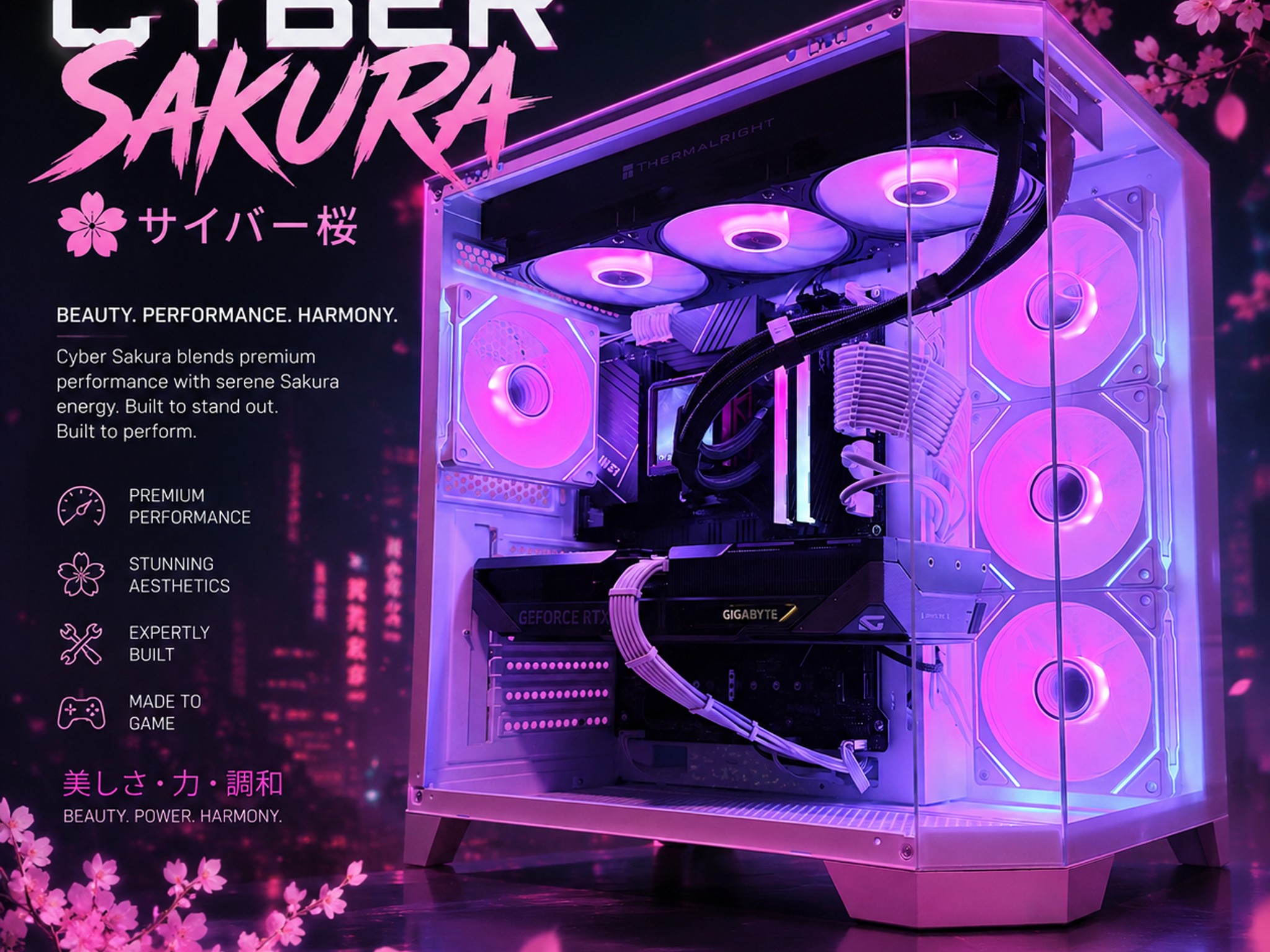 🌸"Prism Void"🌸| 1440p Gaming | RTX 5070 | Intel i7 14700KF | 32B DDR5 | 2tb Storage