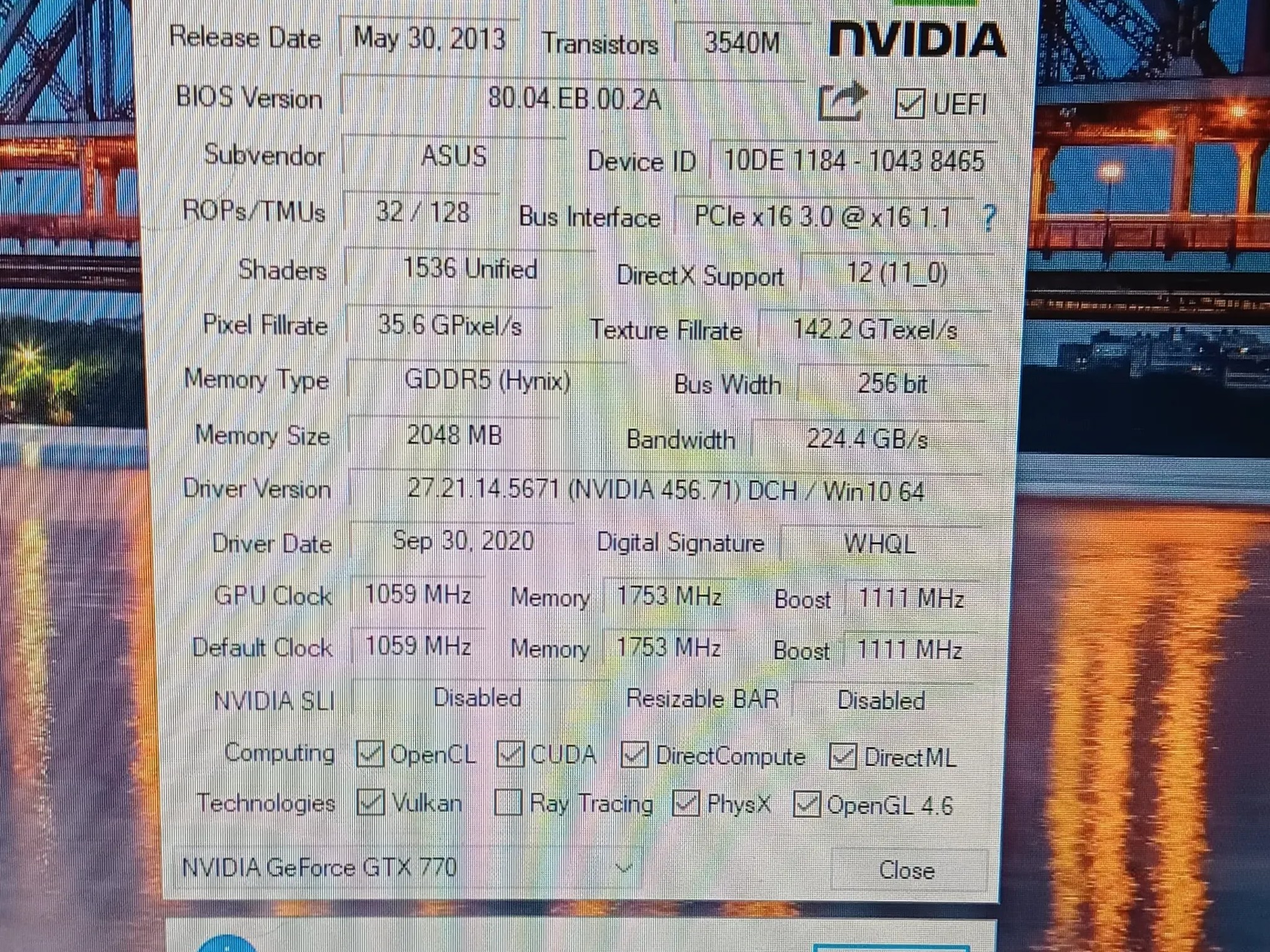 Asus Director's Cit II GTX-770 2GB Graphics Card