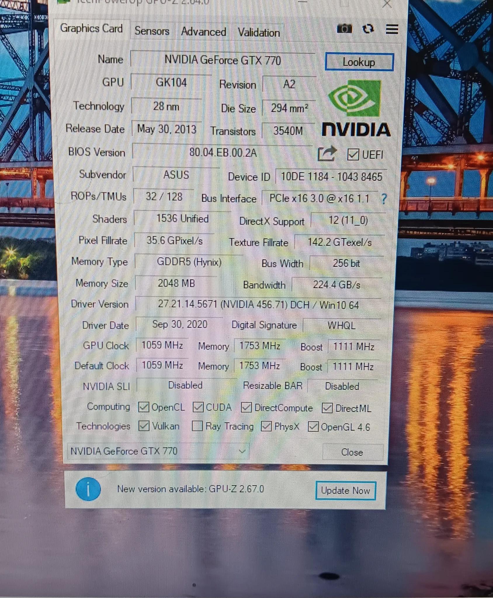 Asus Director's Cit II GTX-770 2GB Graphics Card