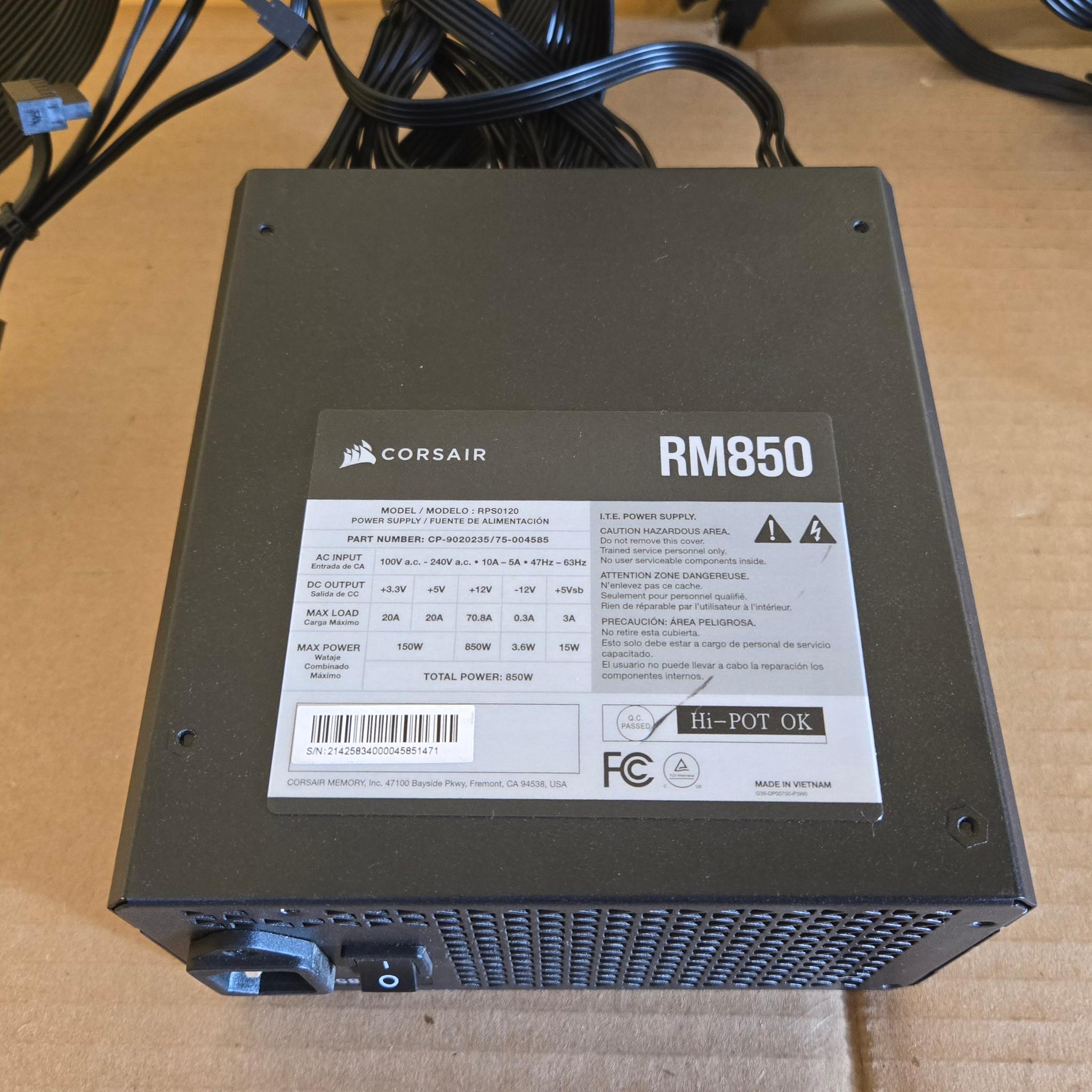 Corsair RM850 Gold ATX PSU