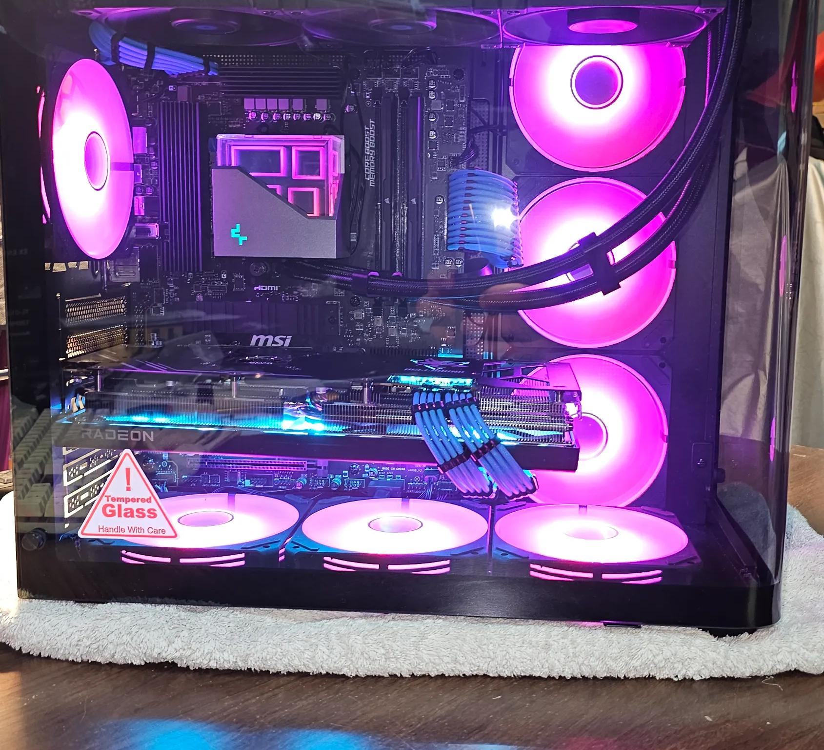 🐺HELLHOUND🐺| 1440P/4K | RX 7800XT | RYZEN 7600X | 32GB DDR5 | GAMING PC - (NEW IN BOX) $1499