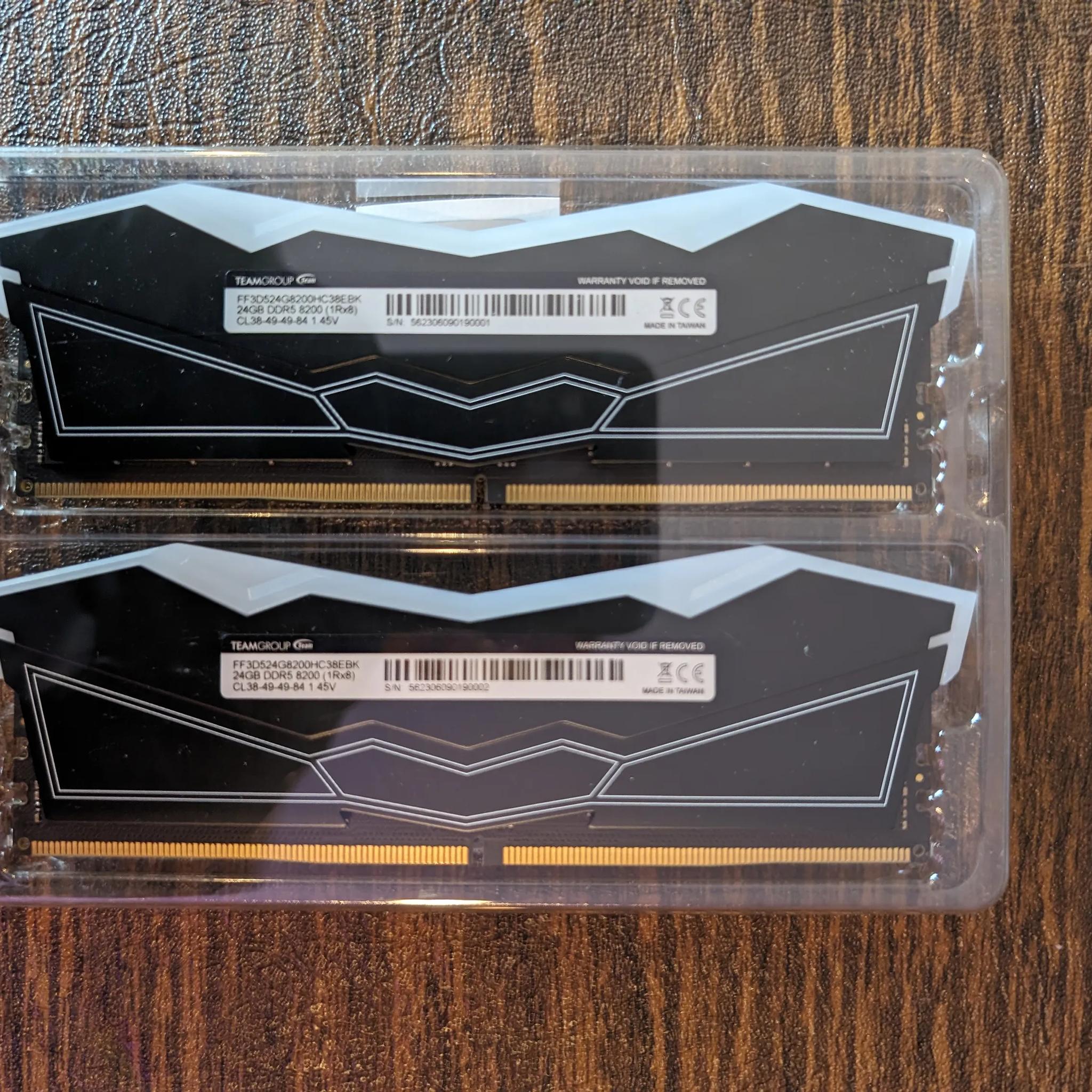 Team T-Force Delta RGB 48GB (2 x 24GB) DDR5 8200