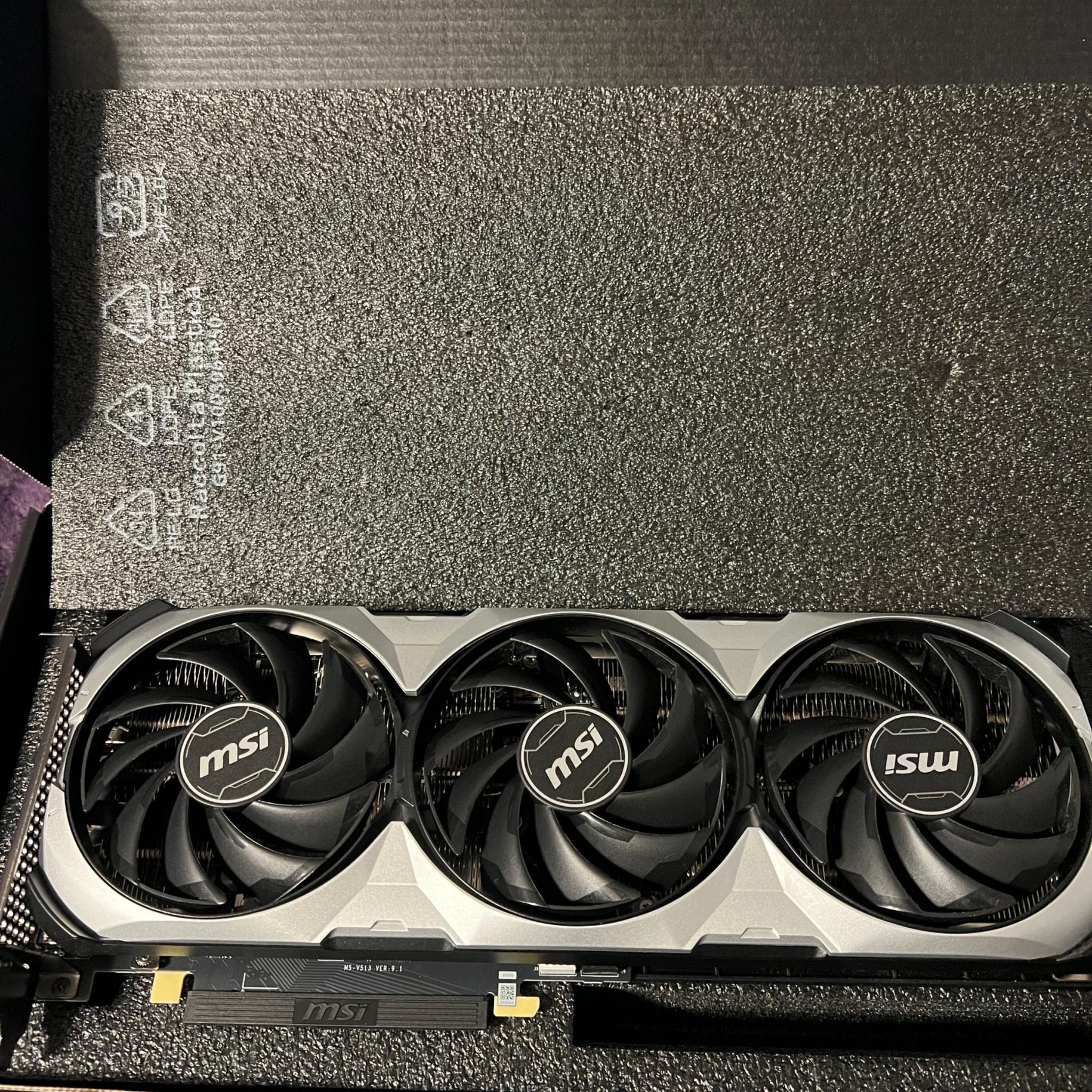 MSI Ventus 3X OC GeForce RTX 4070 Super 12GB - Graphics Card