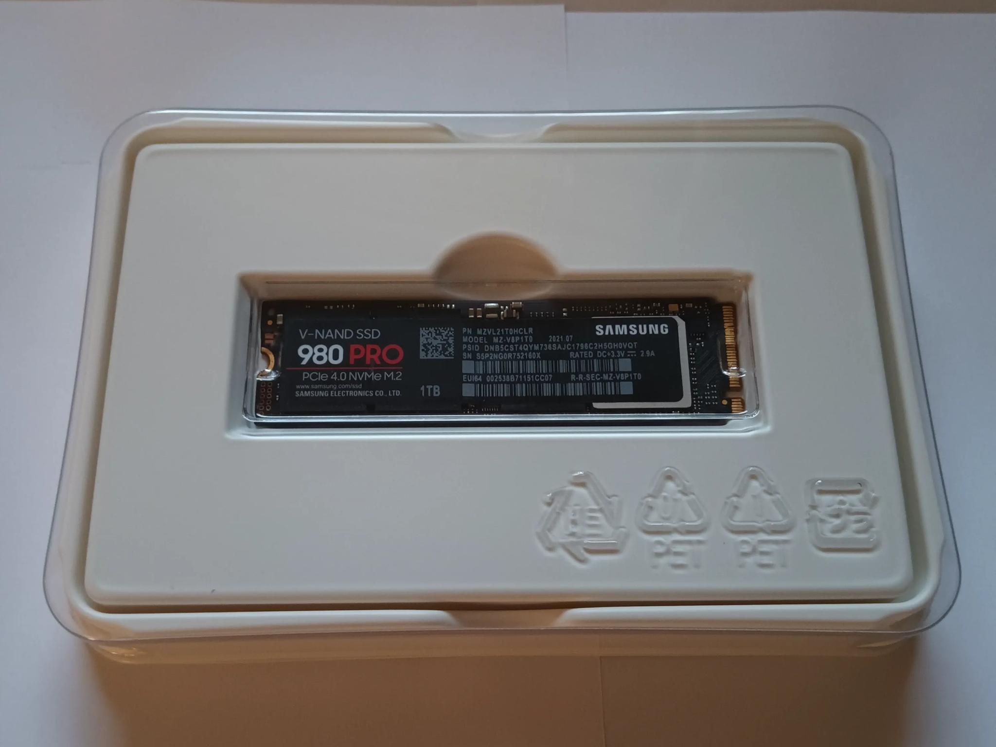 Samsung 980 PRO 1TB NVMe M.2 SSD