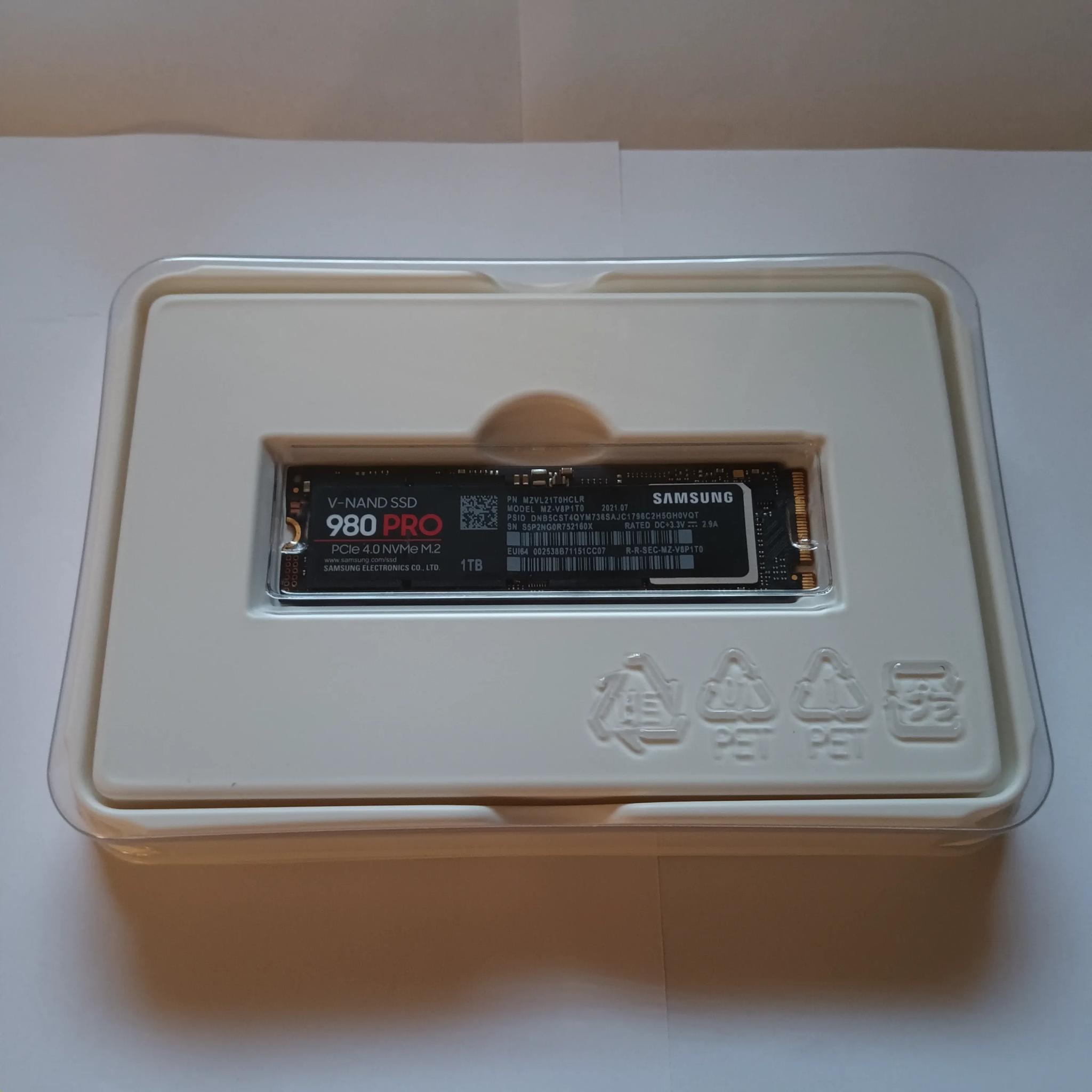 Samsung 980 PRO 1TB NVMe M.2 SSD