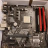 Asus Prime B450M-A with AMD Ryzen 3 2200 G and 8gb of Viper 3000MHz DDR4 Ram