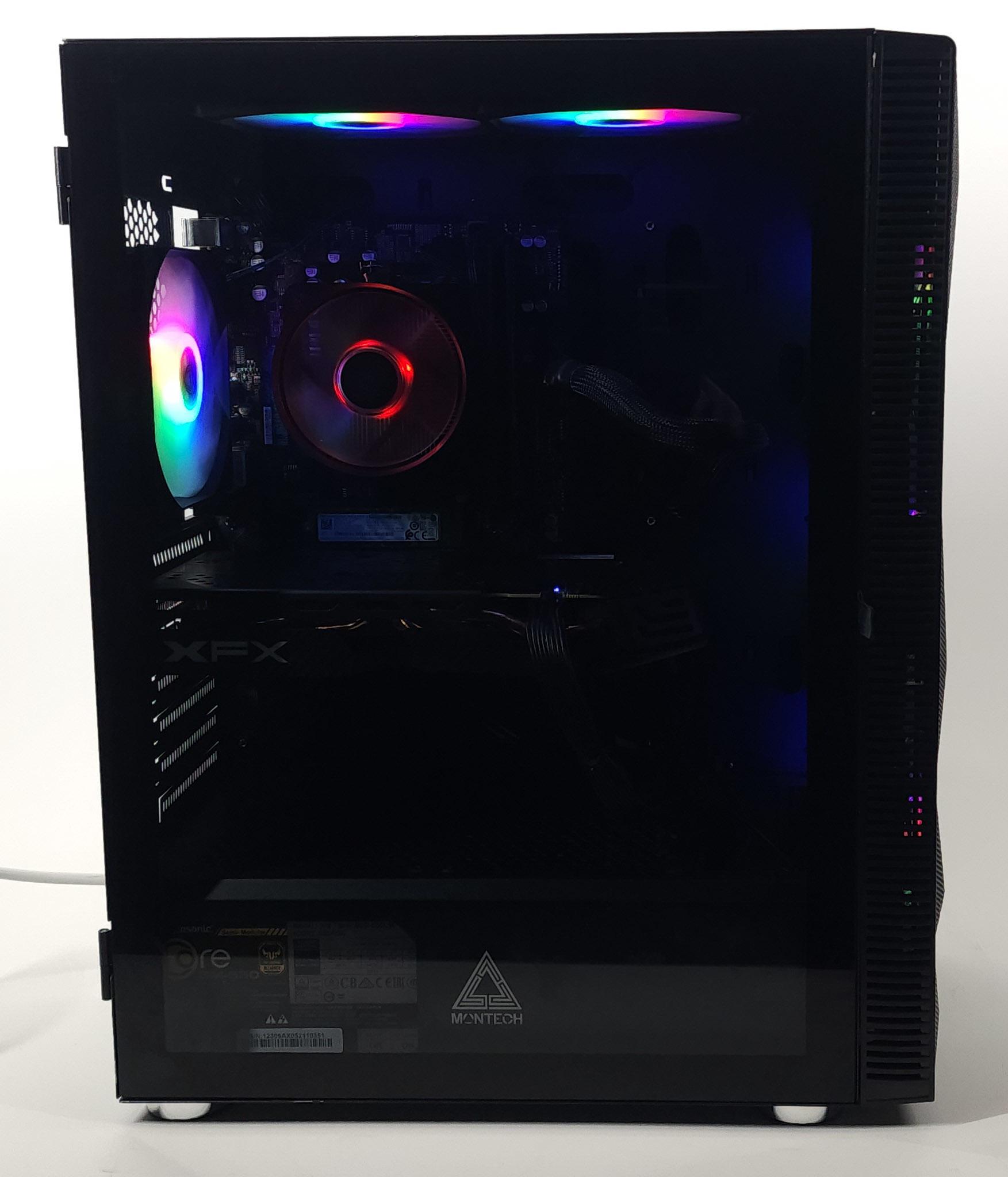Gaming PC Ryzen 3 2300X 16GB RAM 256GB SSD RX 580 8GB Windows 11 Computer