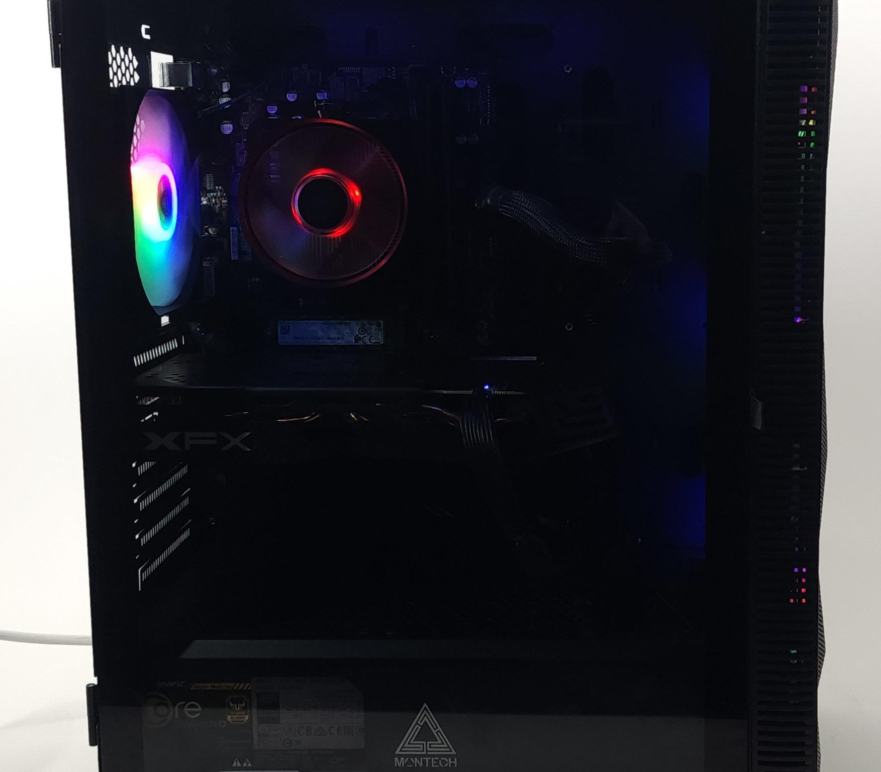 Gaming PC Ryzen 3 2300X 16GB RAM 256GB SSD RX 580 8GB Windows 11 Computer