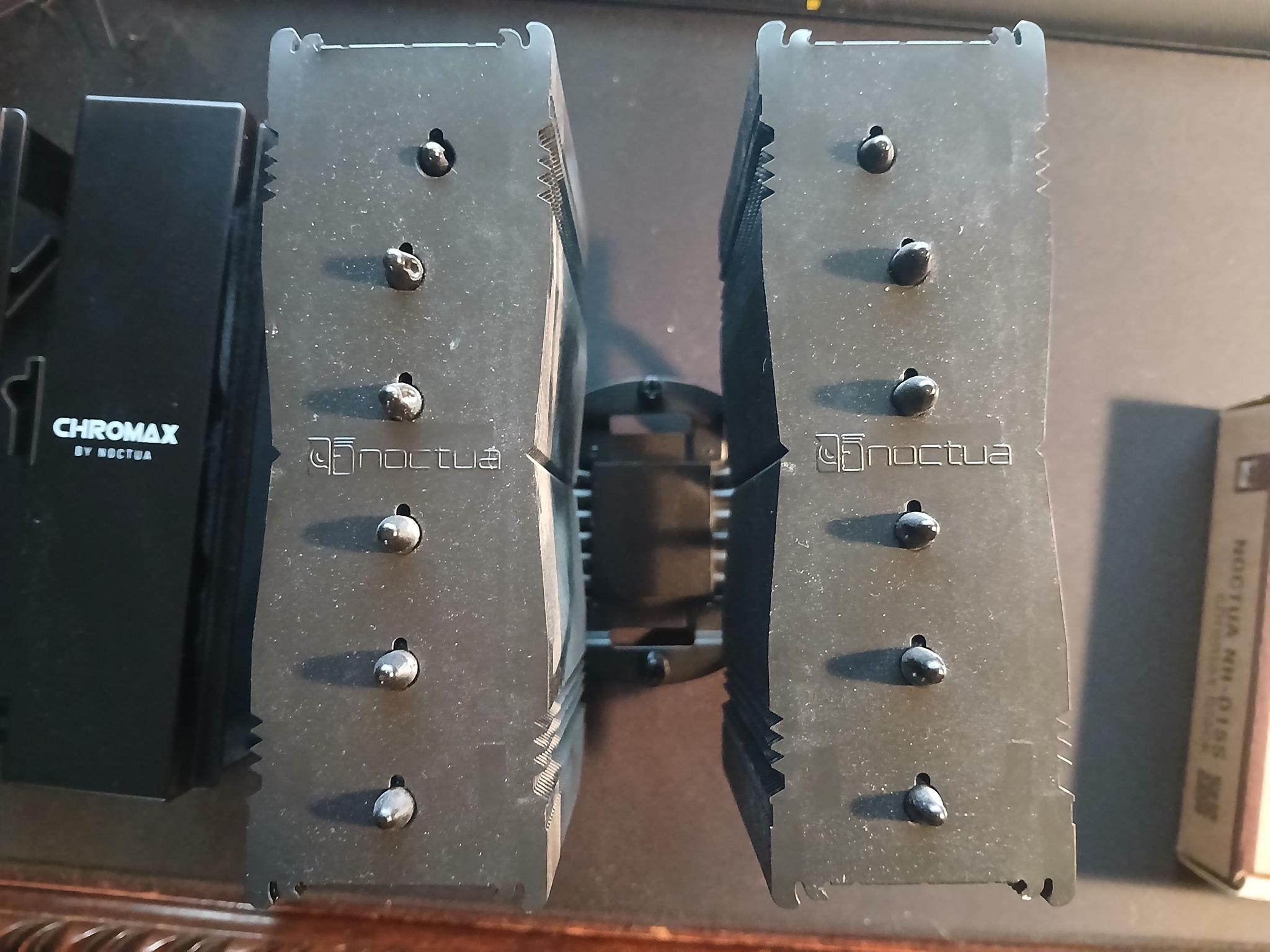 Noctua NH-D15S chromax.black dual tower CPU air cooler with many extras included