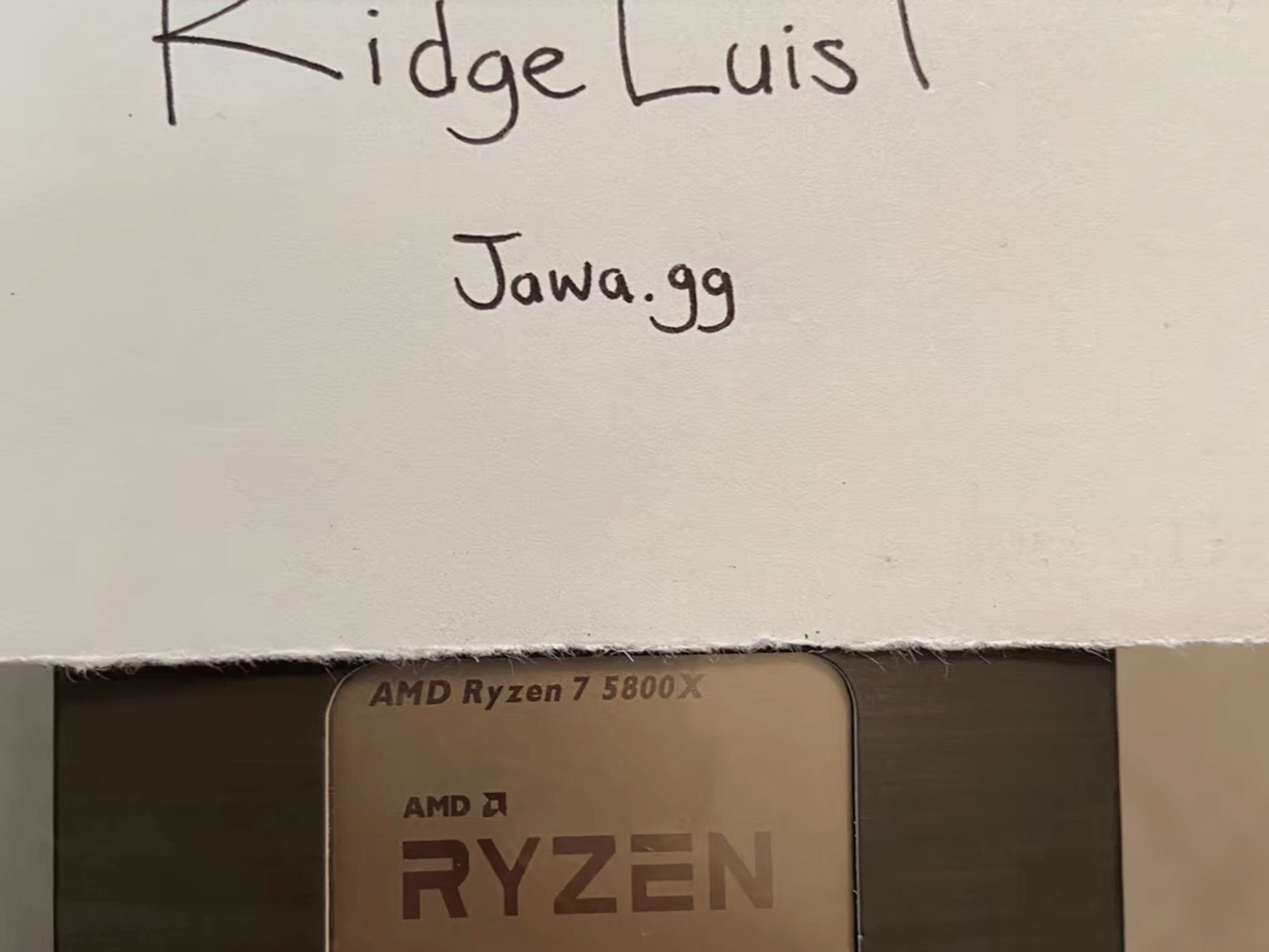 Ryzen 7 5800x