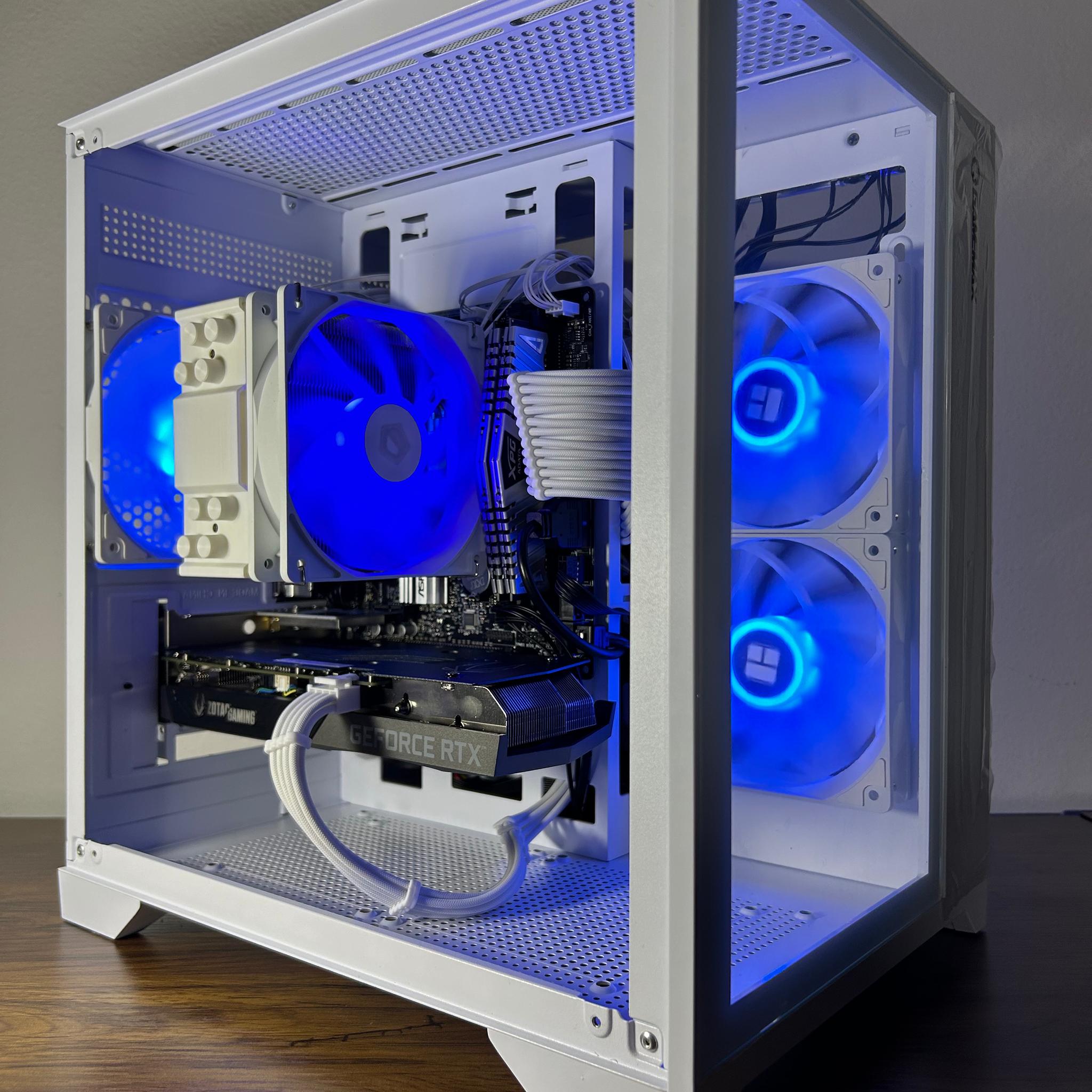 Beast White Gaming PC (RTX 3060, i7)