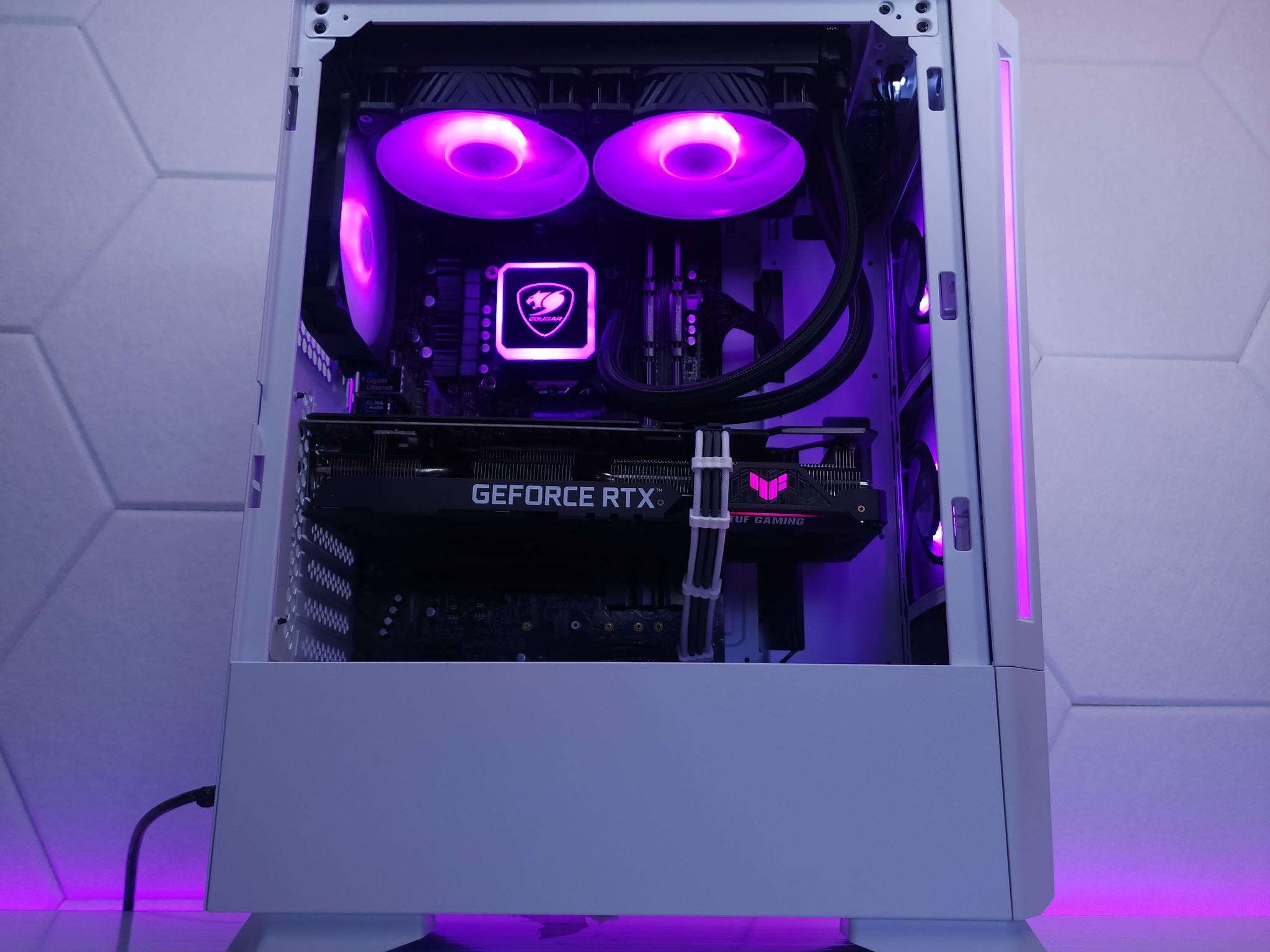 💜🤍RTX 3060Ti // Core i7 9700K // 16GB 3200MHz // 1TB NVMe Gen 3