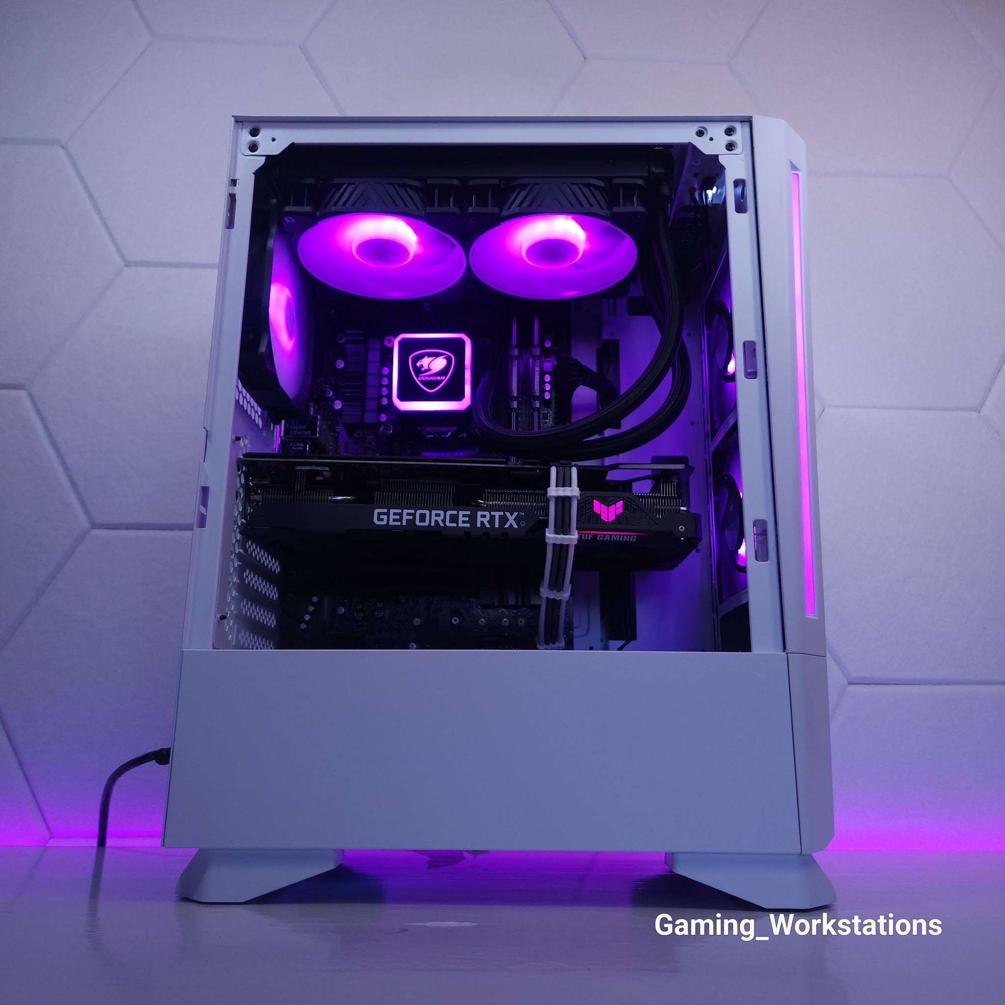 💜🤍RTX 3060Ti // Core i7 9700K // 16GB 3200MHz // 1TB NVMe Gen 3