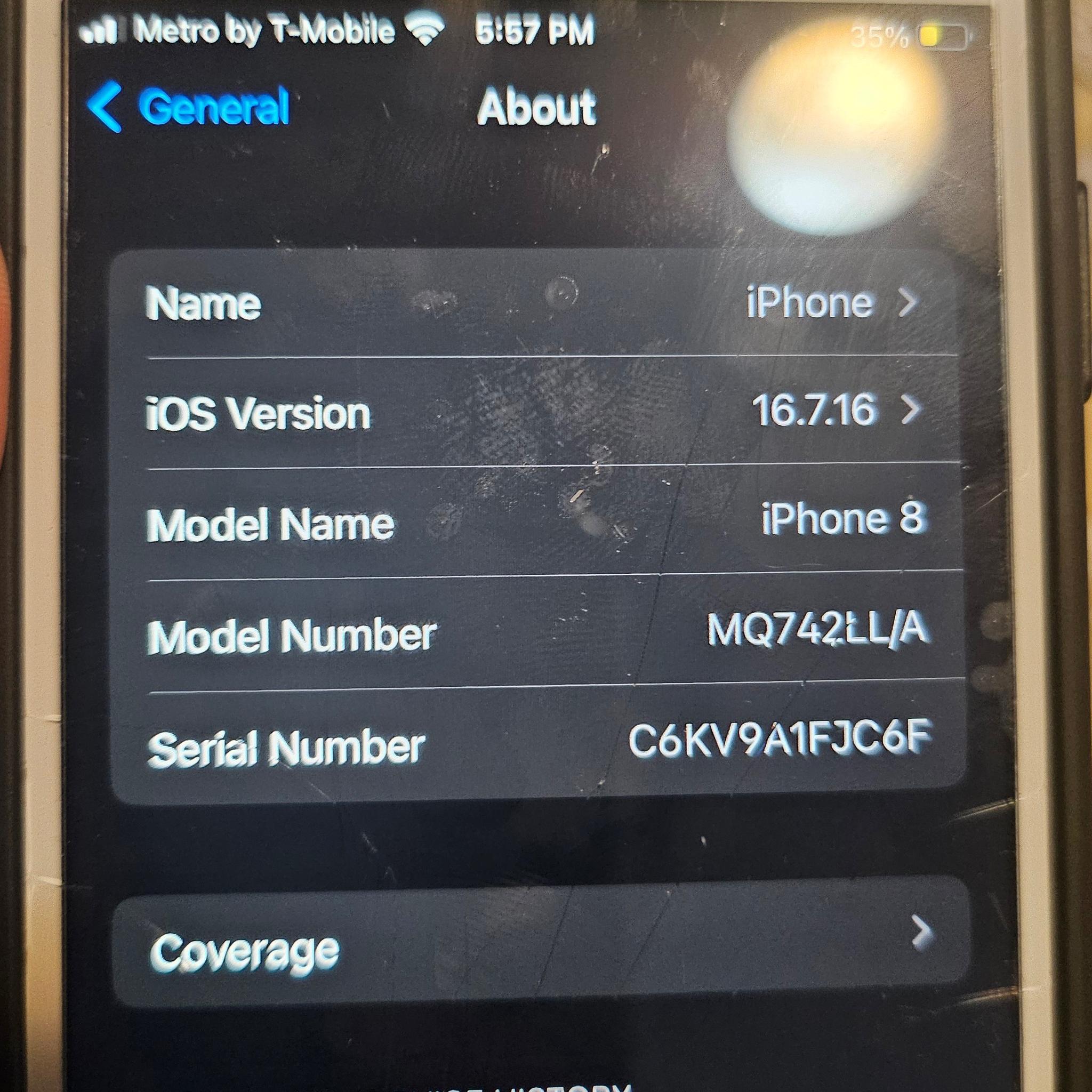Apple iPhone 8 – 64GB – Unlocked – Fully Functional - Read Description