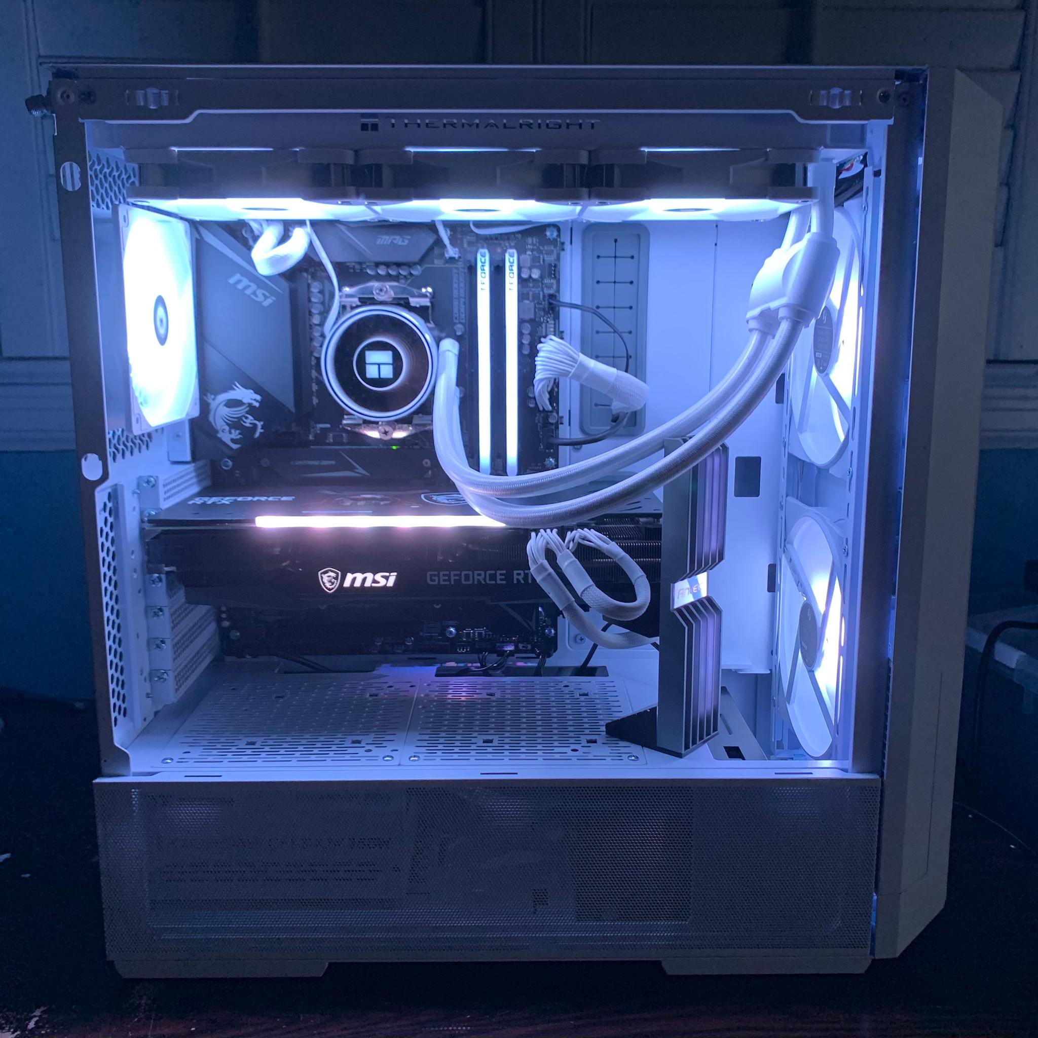 White Steel |Ryzen 7 5700X|RTX 3070 8GB|32GB RAM|2TB SSD|Windows 11 Pro