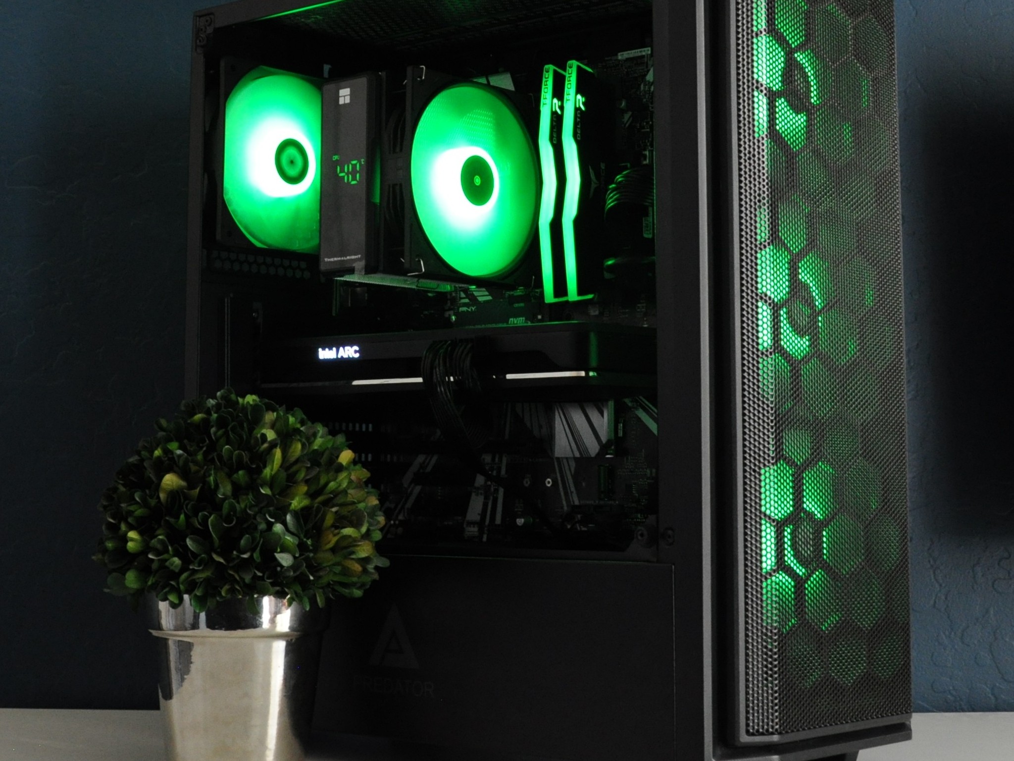 ALL INTEL GAMING PC | WIN 11 READY | ARC A750 | I5 9400F | 16GB RAM | 1TB SSD | ARGB | 1080P/1440P