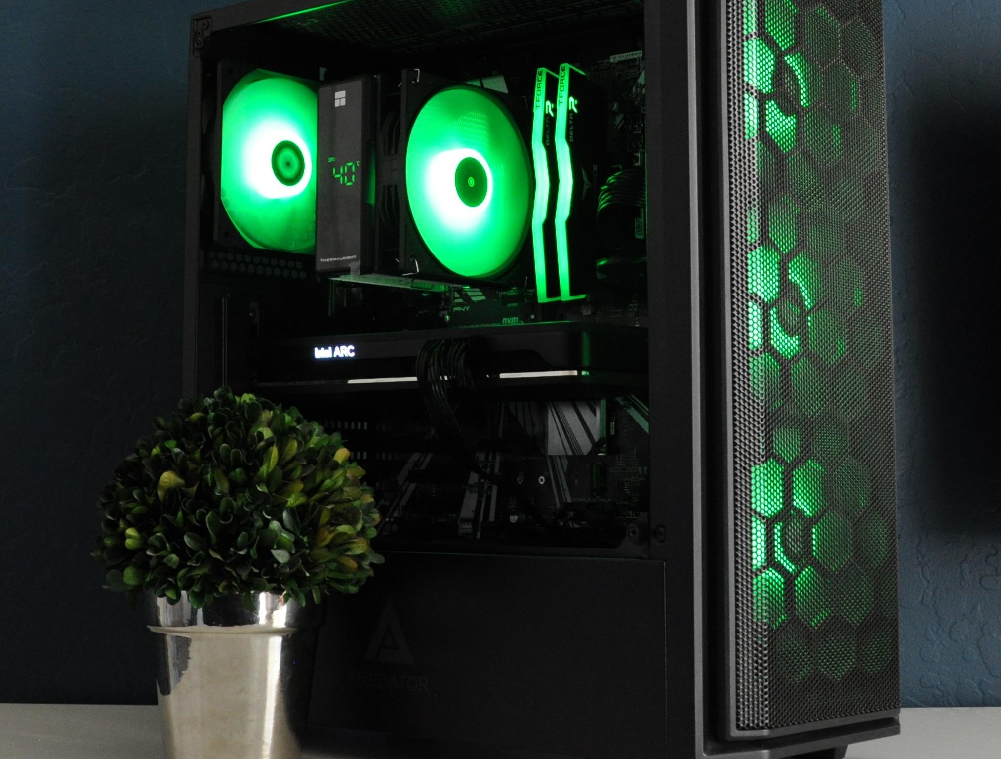 ALL INTEL GAMING PC | WIN 11 READY | ARC A750 | I5 9400F | 16GB RAM | 1TB SSD | ARGB | 1080P/1440P