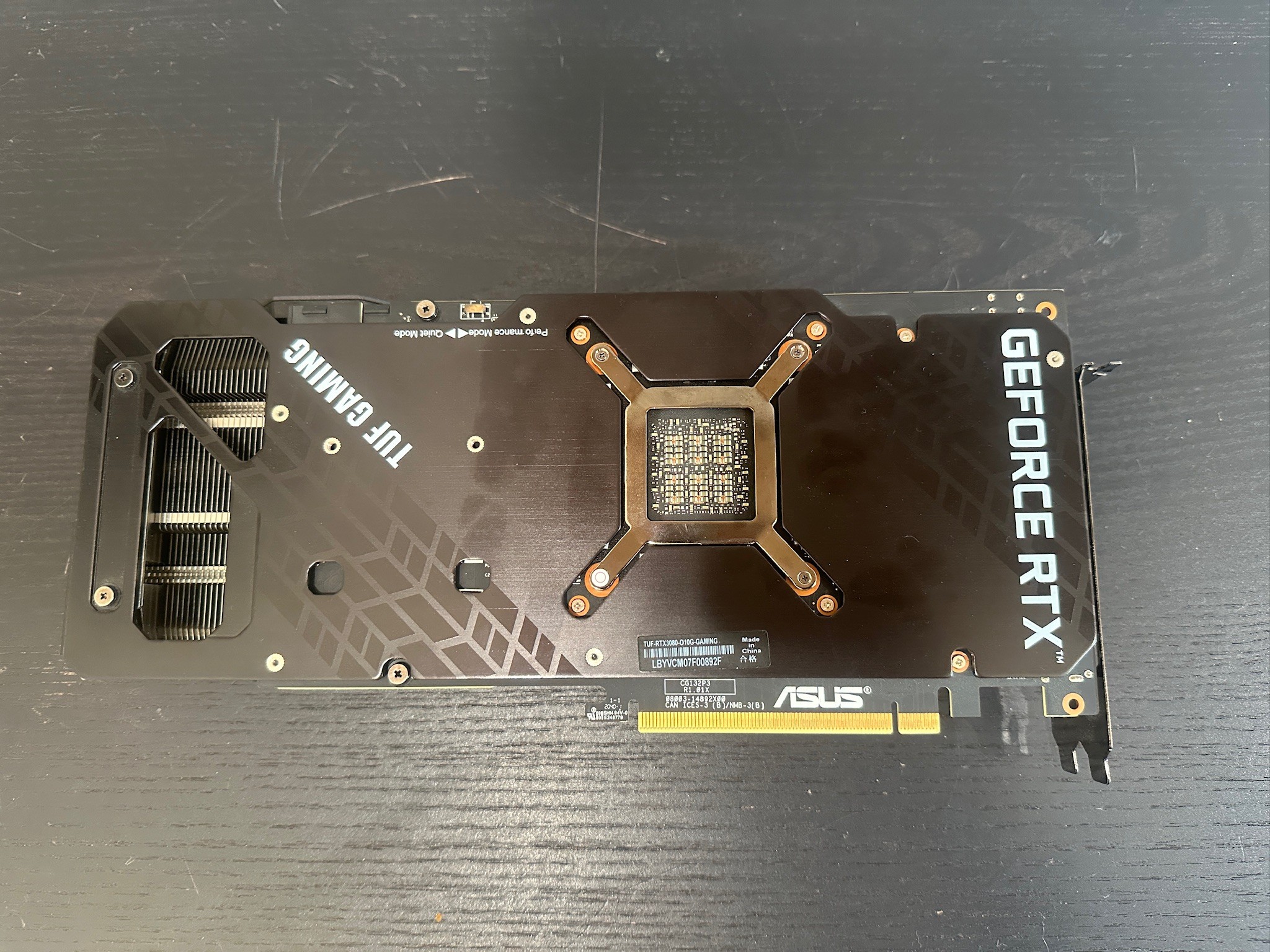 ASUS TUF Gaming NVIDIA GeForce RTX 3080 OC Edition 10GB GDDR6X Graphics Card