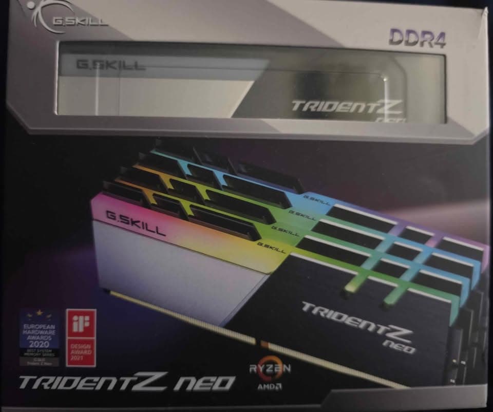 G.SKILL TRIDENT Z NEO DDR4 CL16-19-19-39 3600MHz 16GBx4 64GB kit