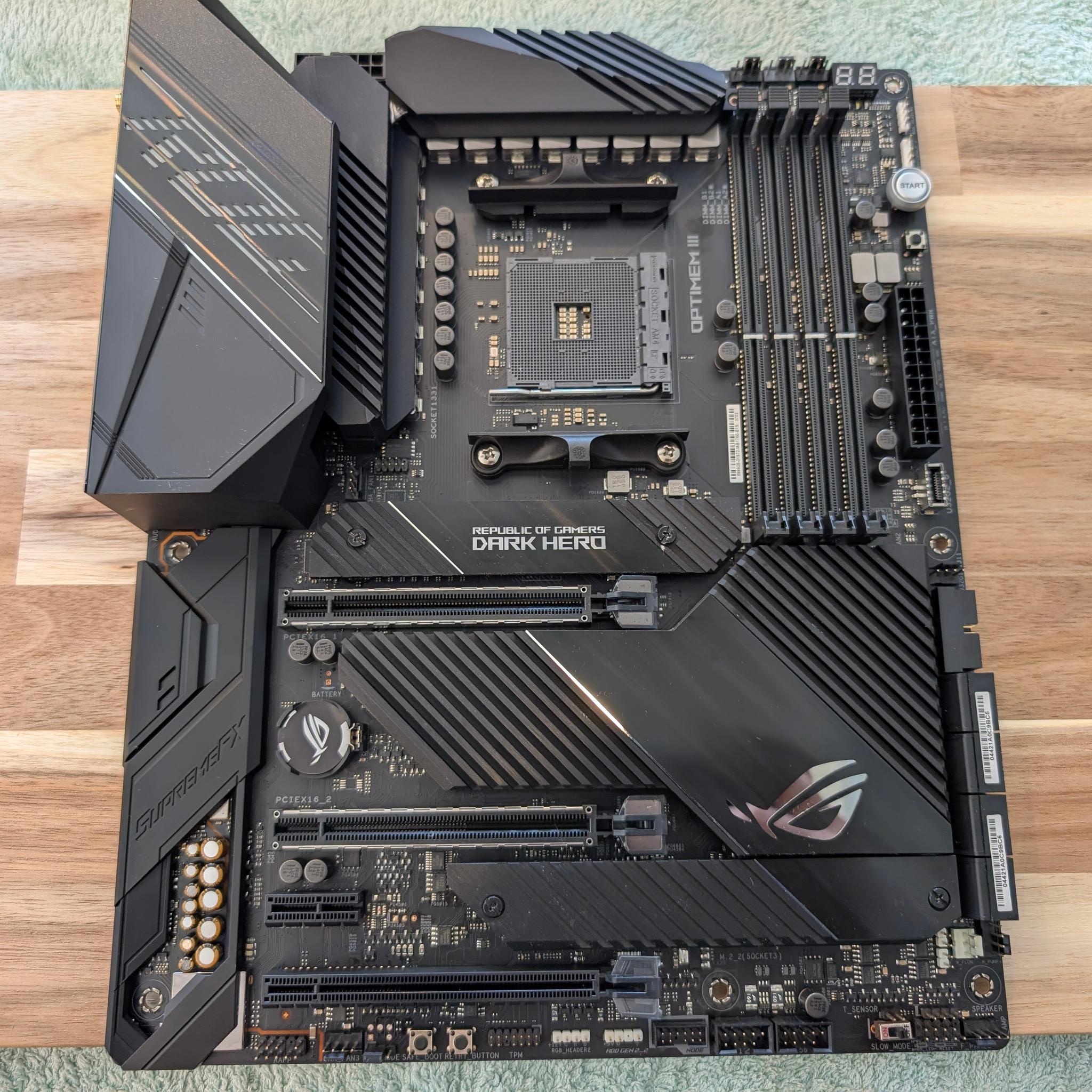 🏆 AM4 ENDGAME 🏆 ASUS ROG Crosshair VIII Dark Hero 🌑 | Latest BIOS ⚡ | Boxed & Ready! 📦🔥