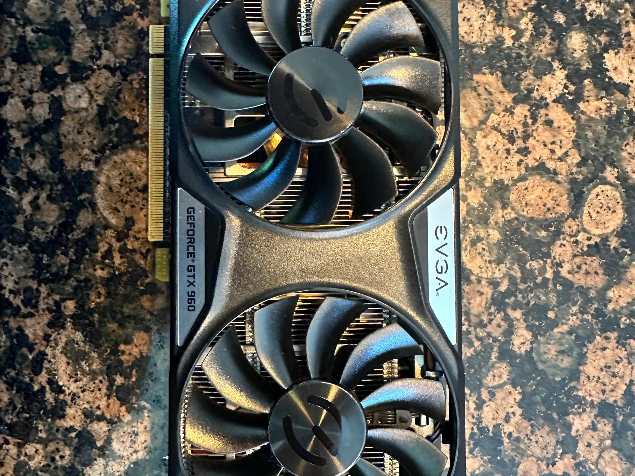 EVGA Geforce GTX 960 4MB GPU for sale