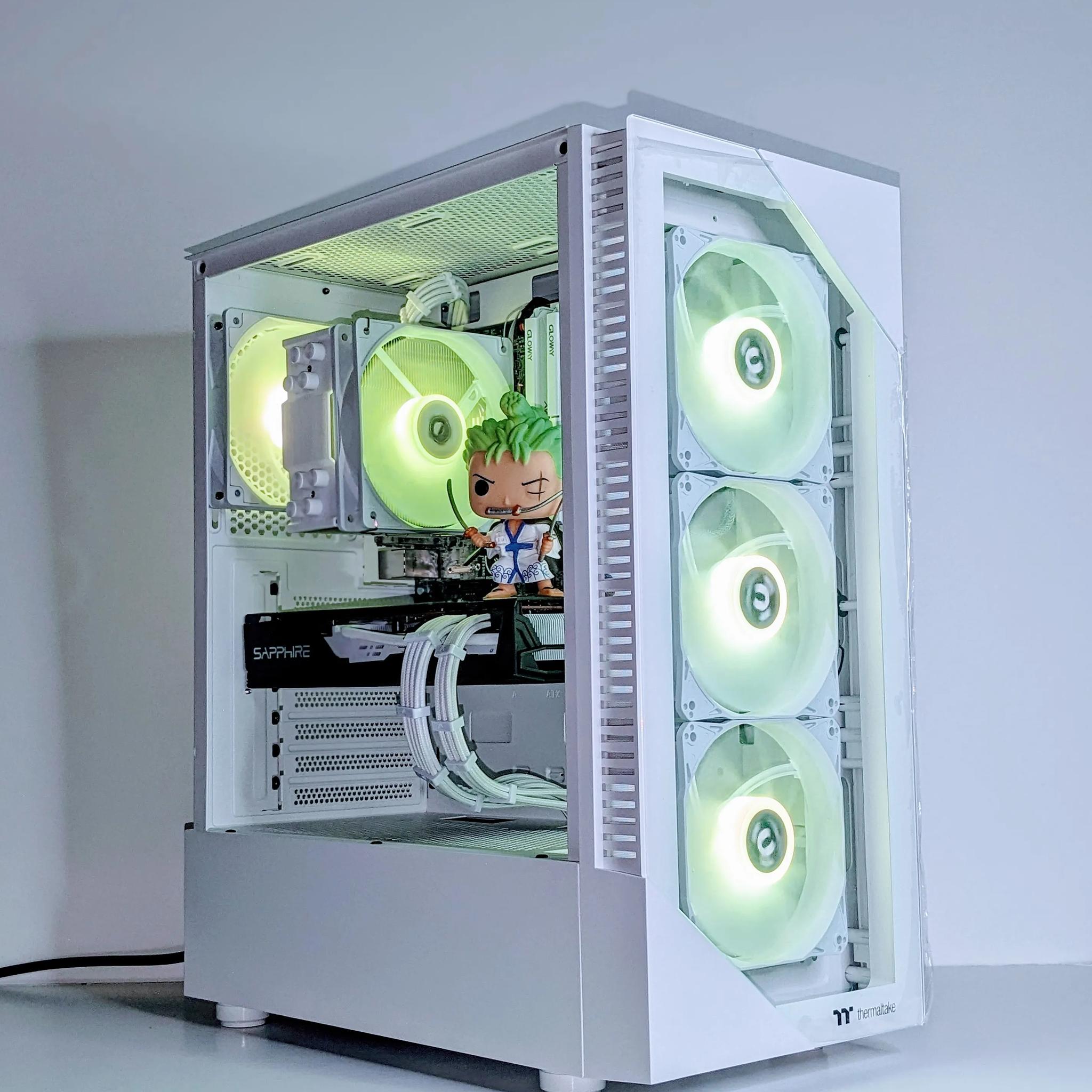 💚⚔️🗡️Roronoa Zoro⚪️RX 5700XT(equal to RTX3060)⚪️16GB Gloway DDR4⚪️1TB NVMe SSD⚪️ Windows 11 Pro