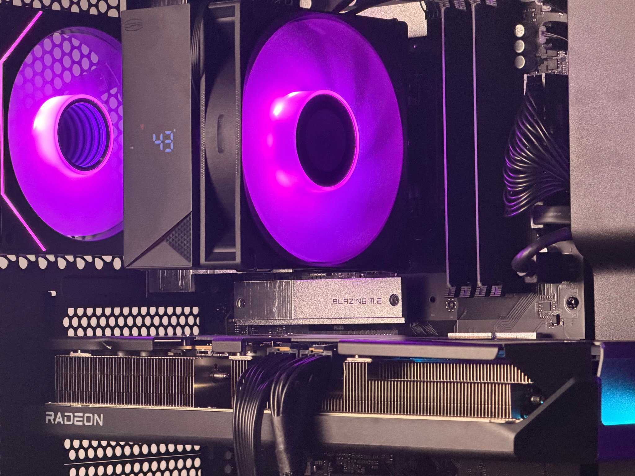 FREE SHIP 🖤🌈 BLK RGB Gaming PC | RX 9070 XT | Core 5 Ultra 250K Plus | 1 TB NVME | 32 GB DDR5 🌈🖤