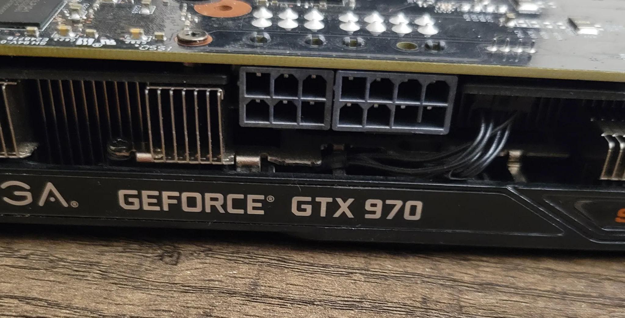 EVGA GeForce GTX 970 SSC GAMING 4GB ACX 2.0 barely used!