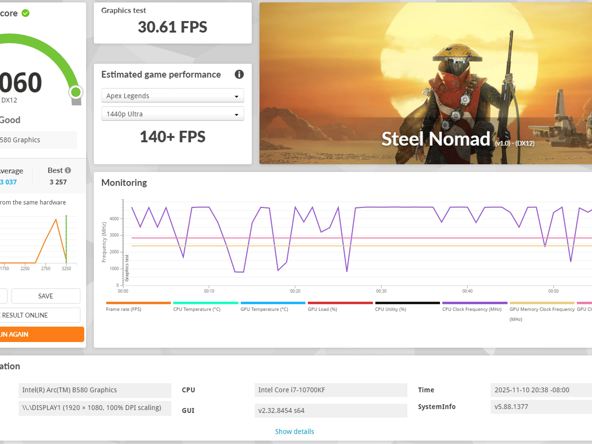 Powerful Gaming PC – i7 10700KF | ARC B580 | 32 GB RAM | 1 TB SSD