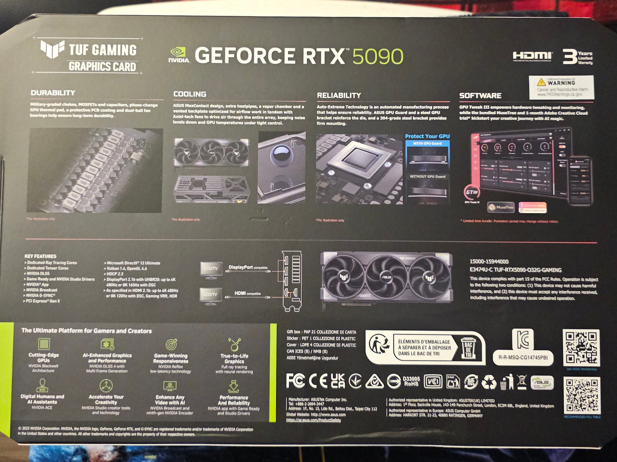 Tuff OC RTX 5090