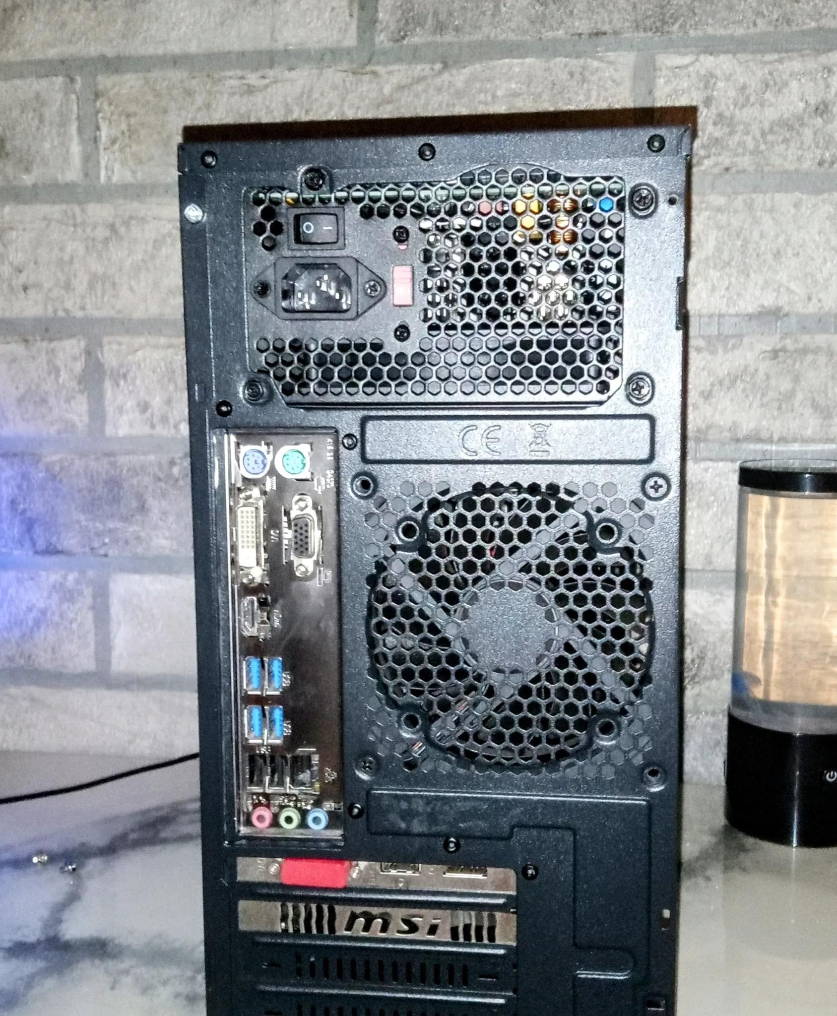 Desktop Pc-i5 4430-GTX 1060-16GB RAM-256GB SSD-300GB HD-WIN11 PRO/WIFI