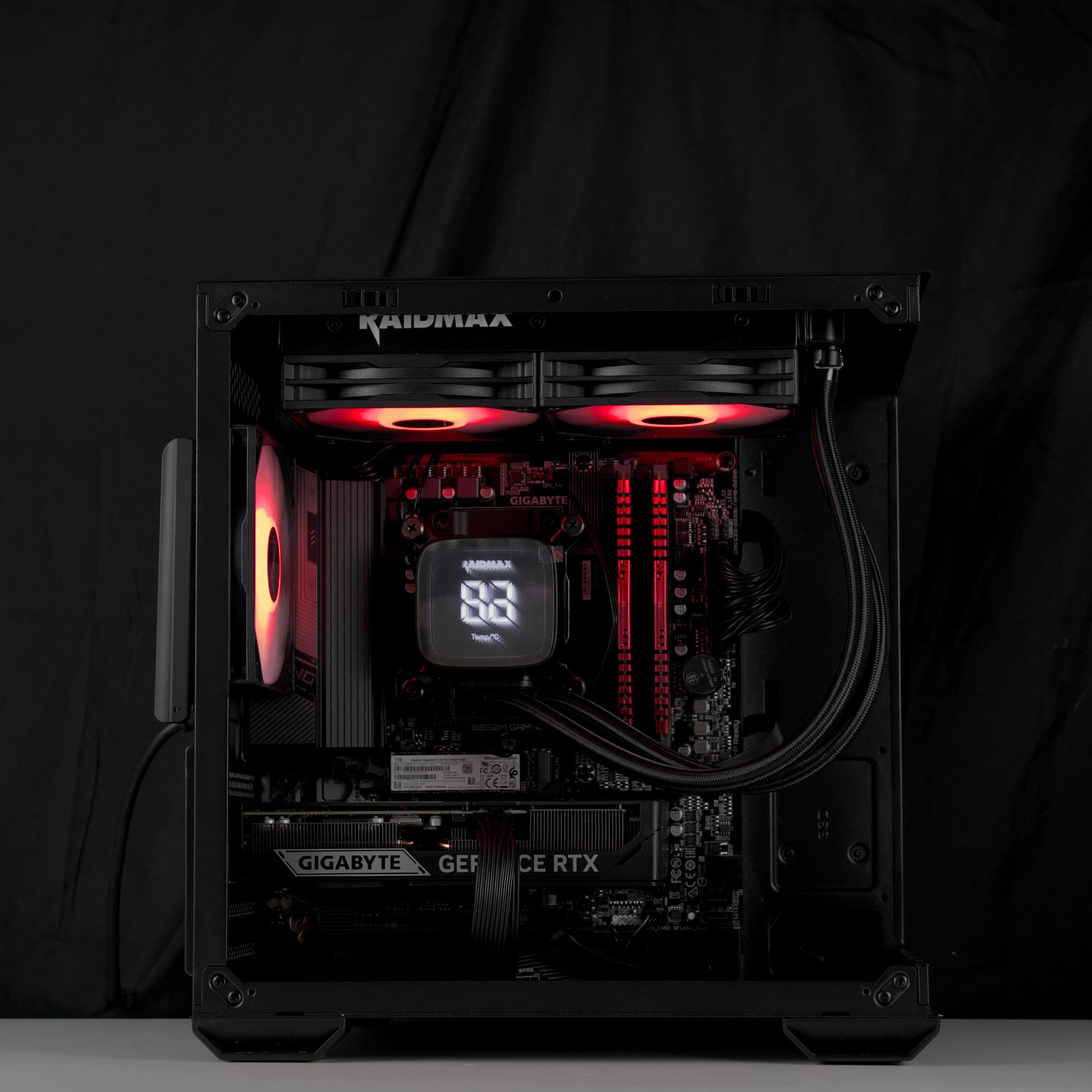 ♠️♥️Black Gaming PC – RTX 5060 TI, Ryzen 5 5600, 16GB RAM, 1TB SSD - WiFi, BlueTooth ♠️♥️
