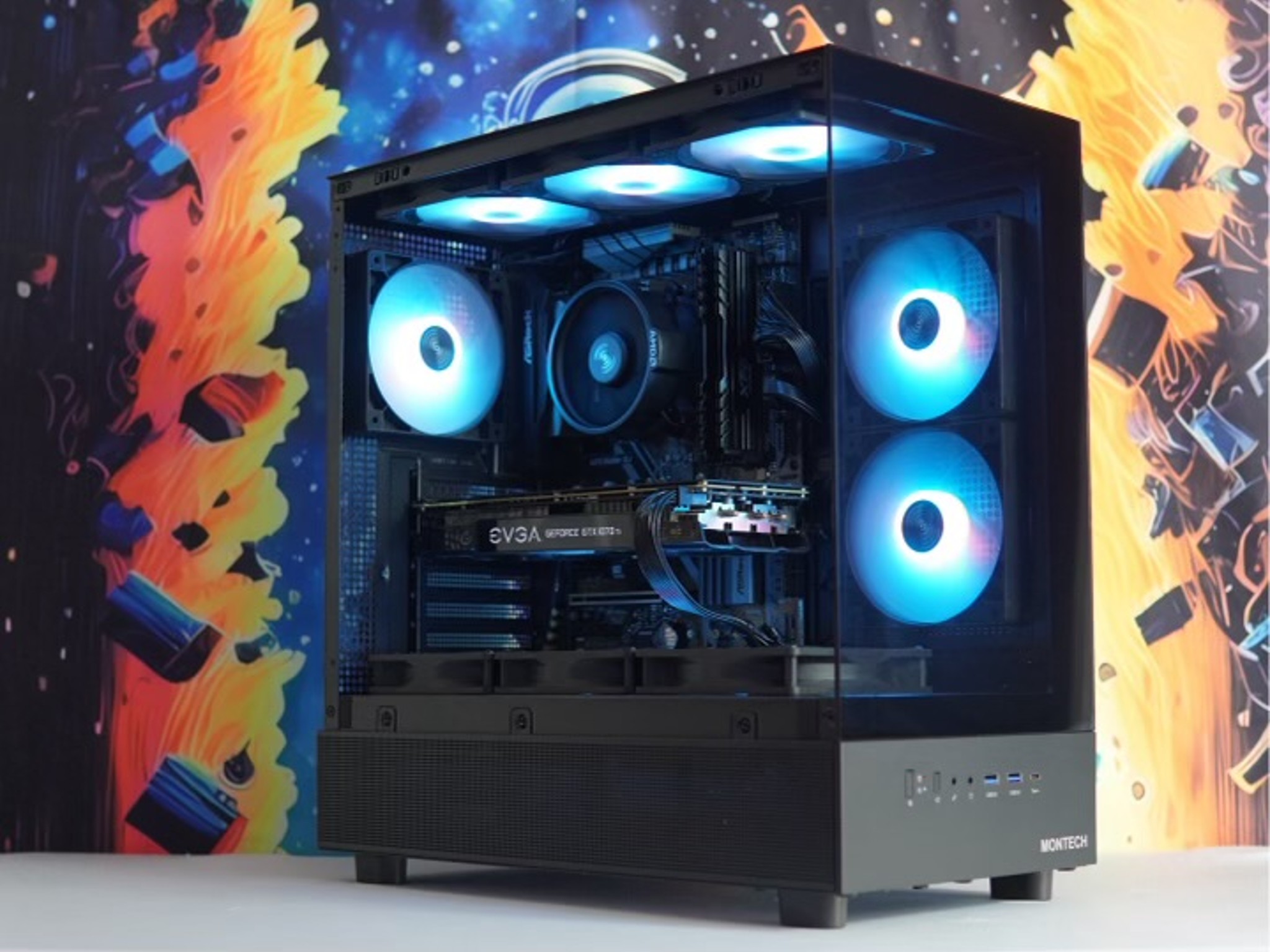Nvidia evga 1070ti Gaming PC | Ryzen 5 2600|16GB  Ram|500 GB SSD |Wifi|