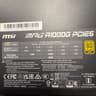 High End MSI PSU 1000w a1000g PCIE 5.0/ATX3.0 gently used 8+ year warranty!