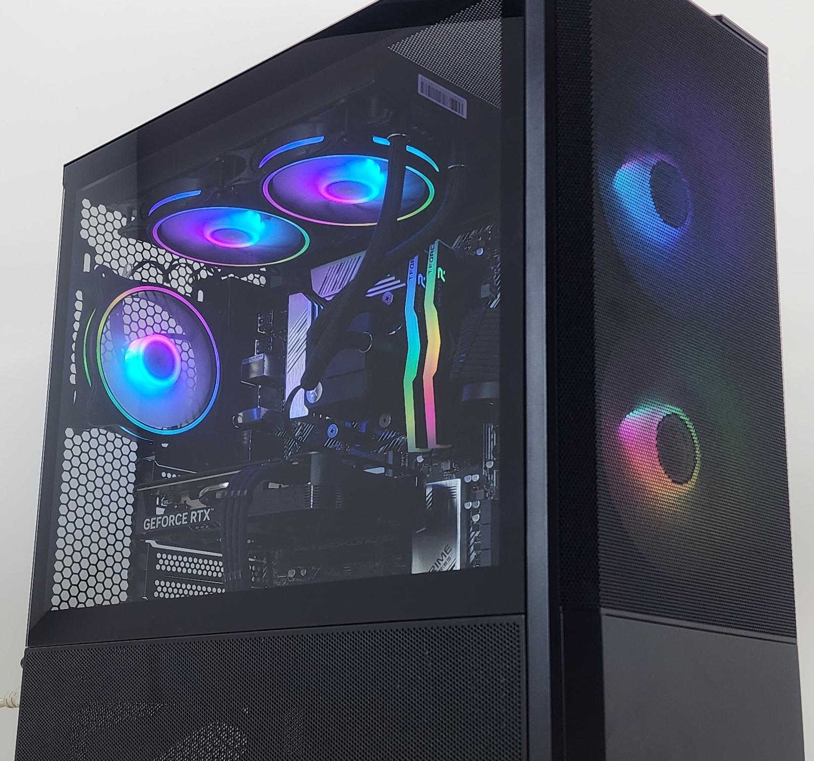 Gaming PC Ryzen 7 5700X 32GB RAM 1TB SSD RTX 4060 8GB Windows 11 Computer