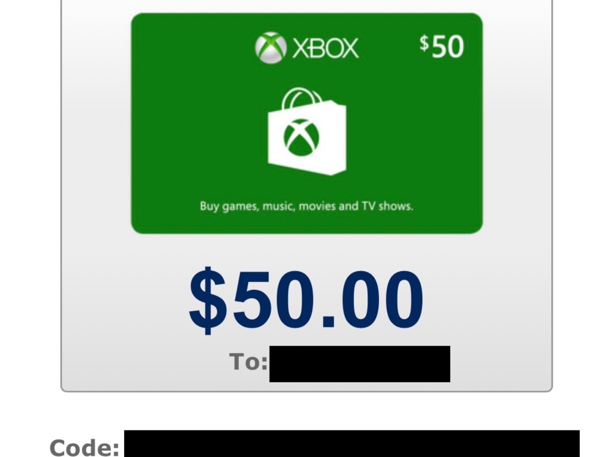 BRAND NEW Xbox Series X 1TB + $50 Xbox eGift Card