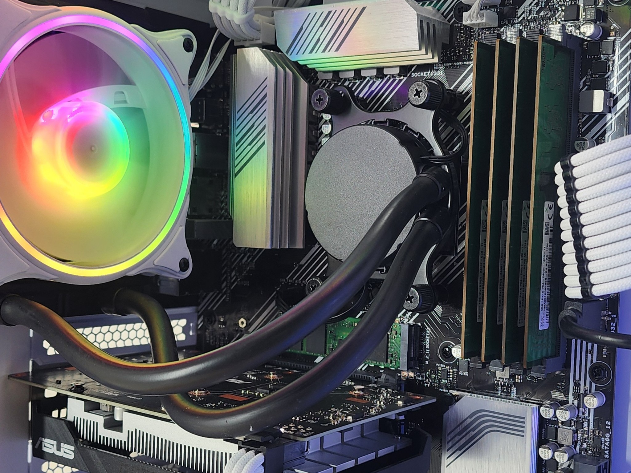 Gaming PC Ryzen 5 5500 16GB RAM 128GB SSD+500GB HDD GTX 1650 4GB Win11 Computer