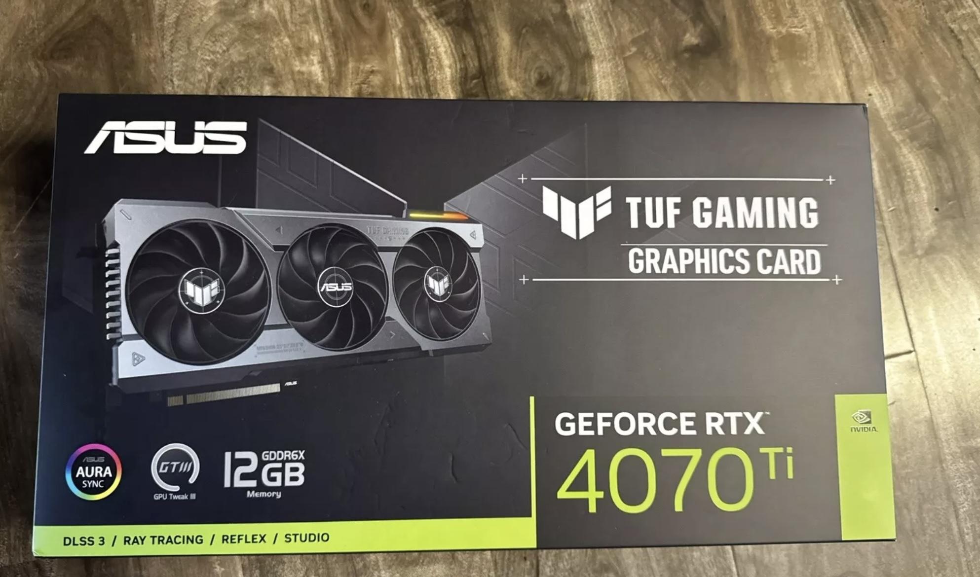 ASUS TUF NVIDIA GeForce RTX 4070 ti 12GB GDDR6X
