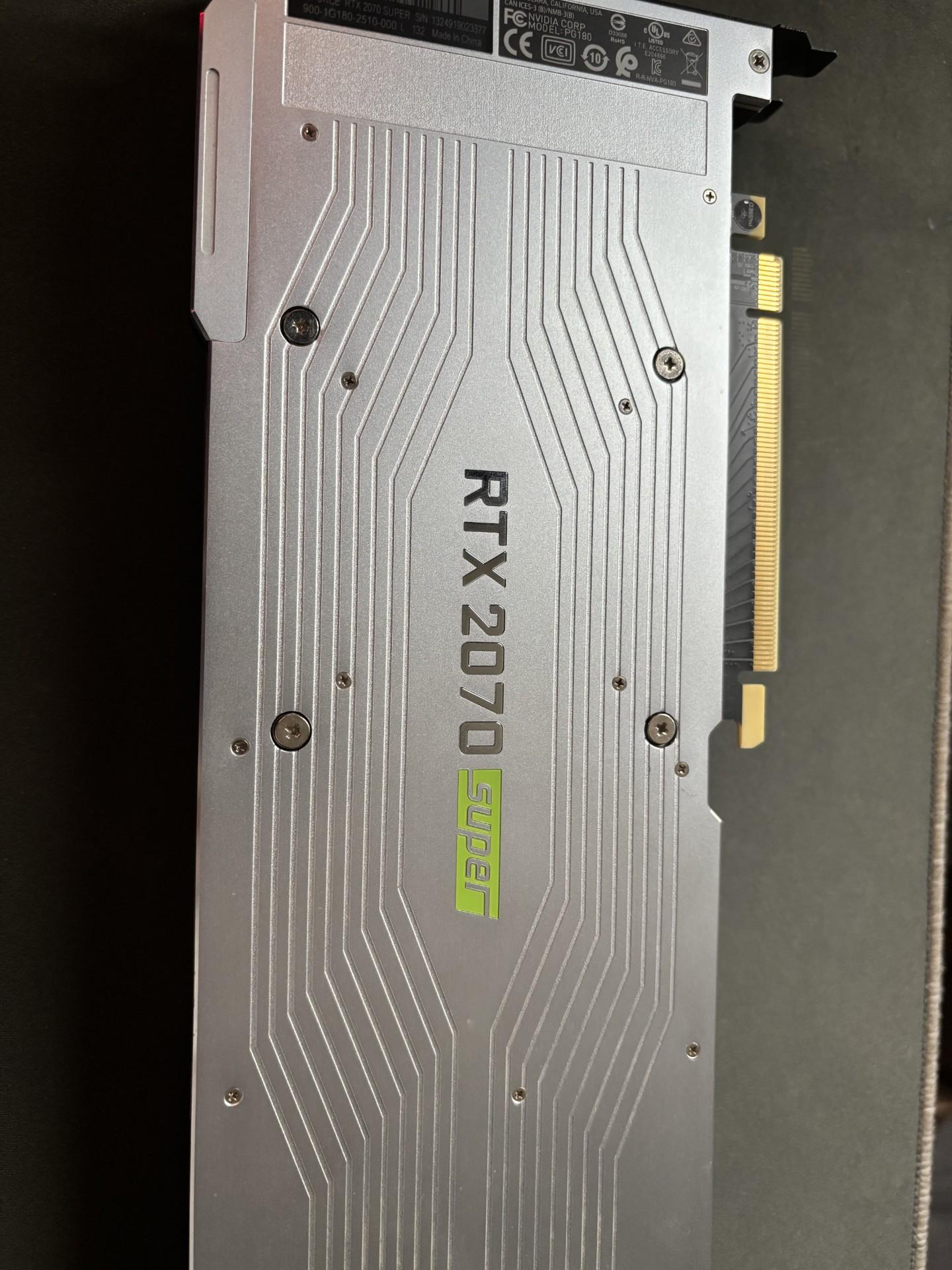 NVDIA 2070 Super Reference Card