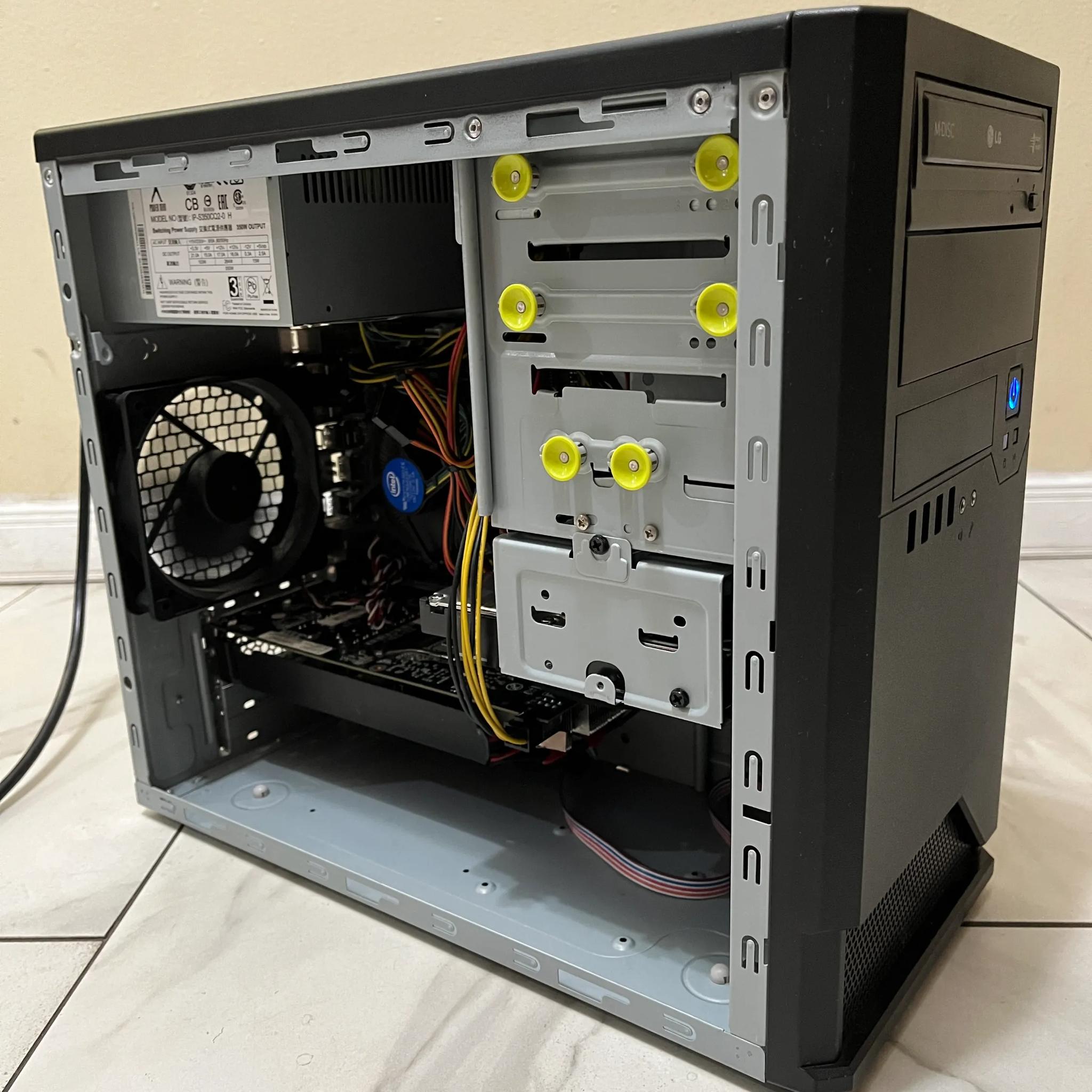 🖥️ Budget Sleeper Office Gaming PC –  Intel i5-7400, NVIDIA GTX 1060 6GB, 1TB Storage & 12GB RAM 🟢🔵