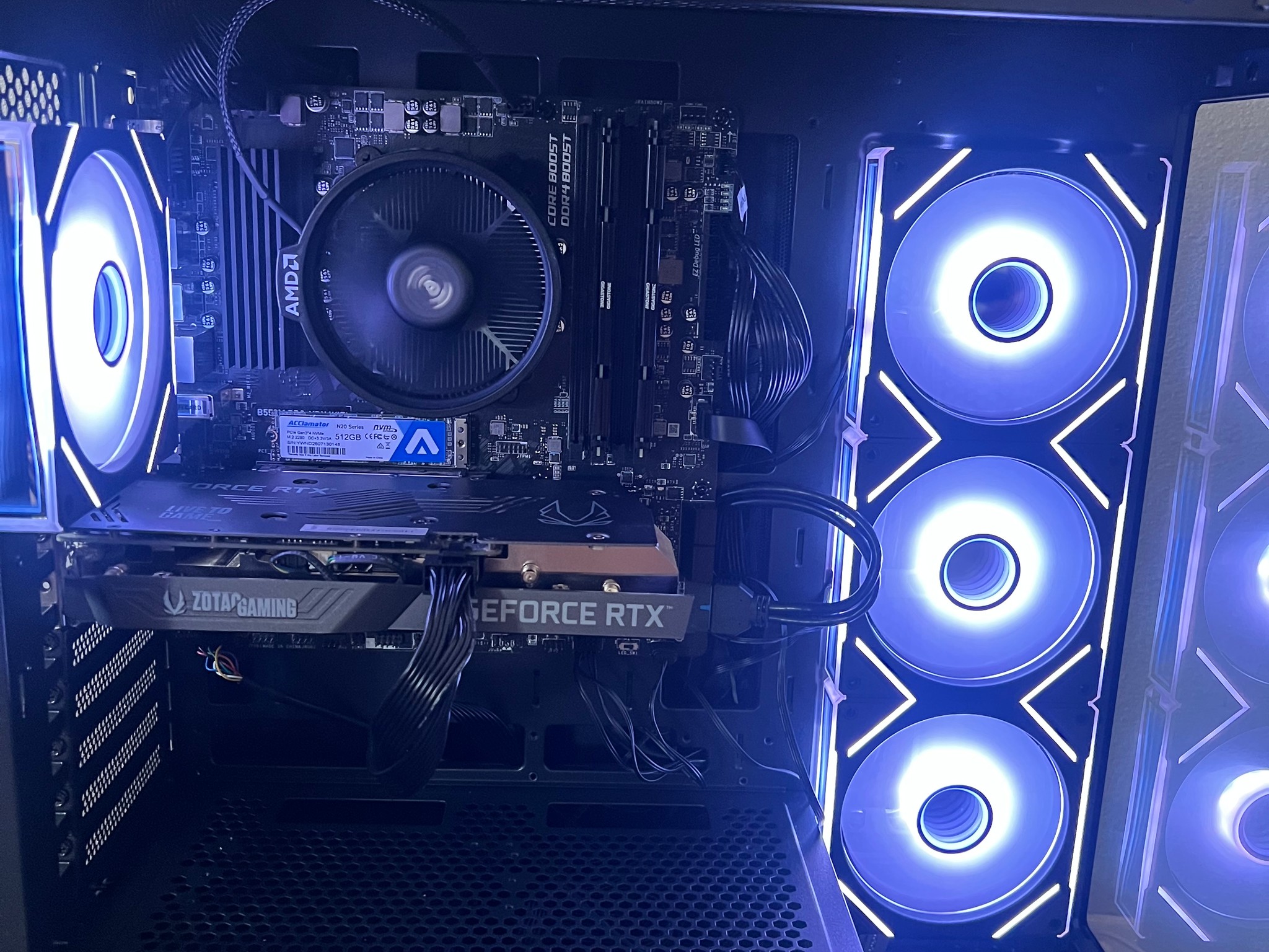 GeForce RTX 3050 8GB Custom Gaming PC - Ryzen 5 5500