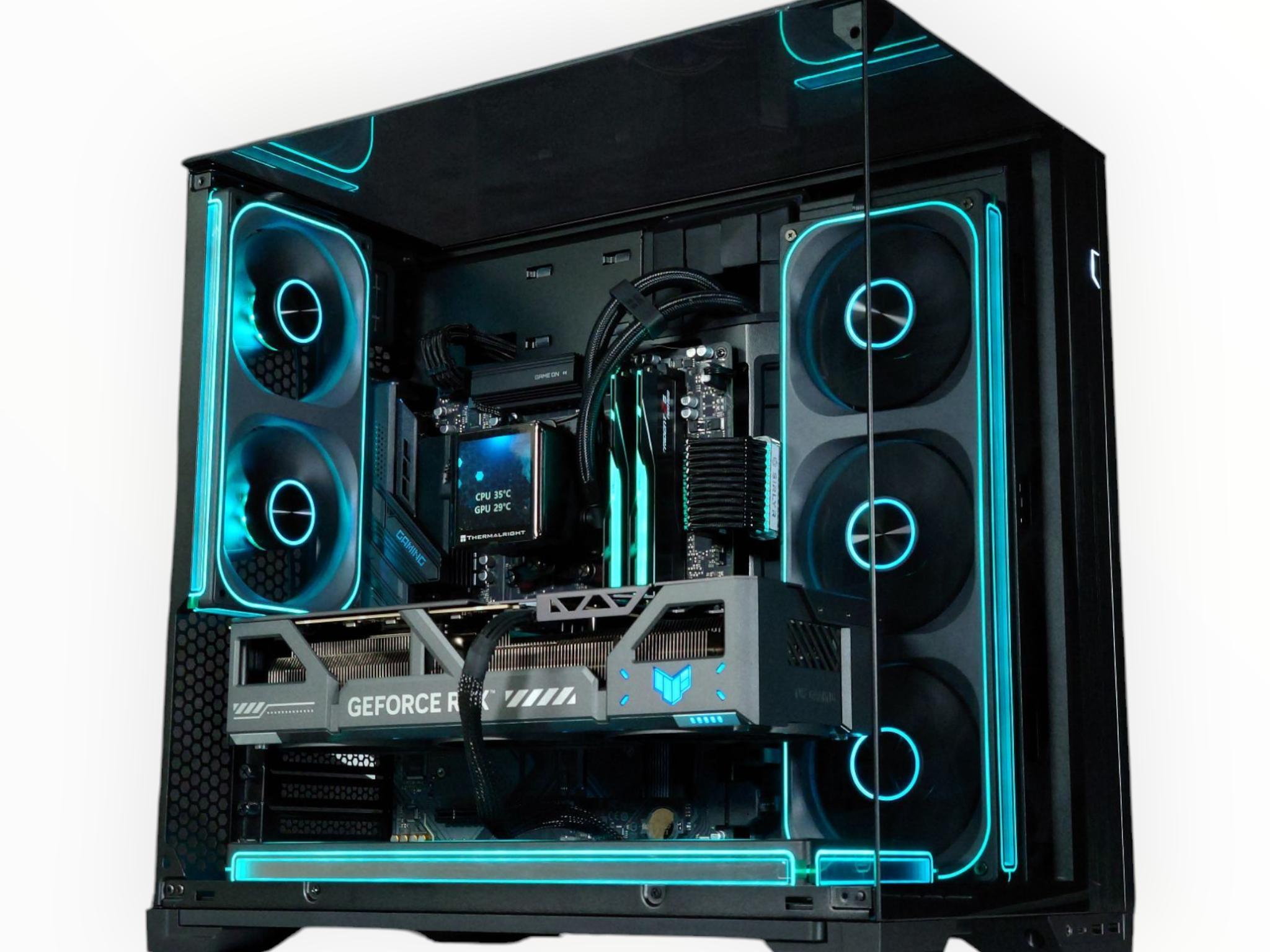 🤖Fulgore💥Gaming PC💥Nvidia RTX 5070 Ti 16GB💥AMD Ryzen 7 9800X3D 3D V-Cache💥32GB DDR5💥2TB NVME