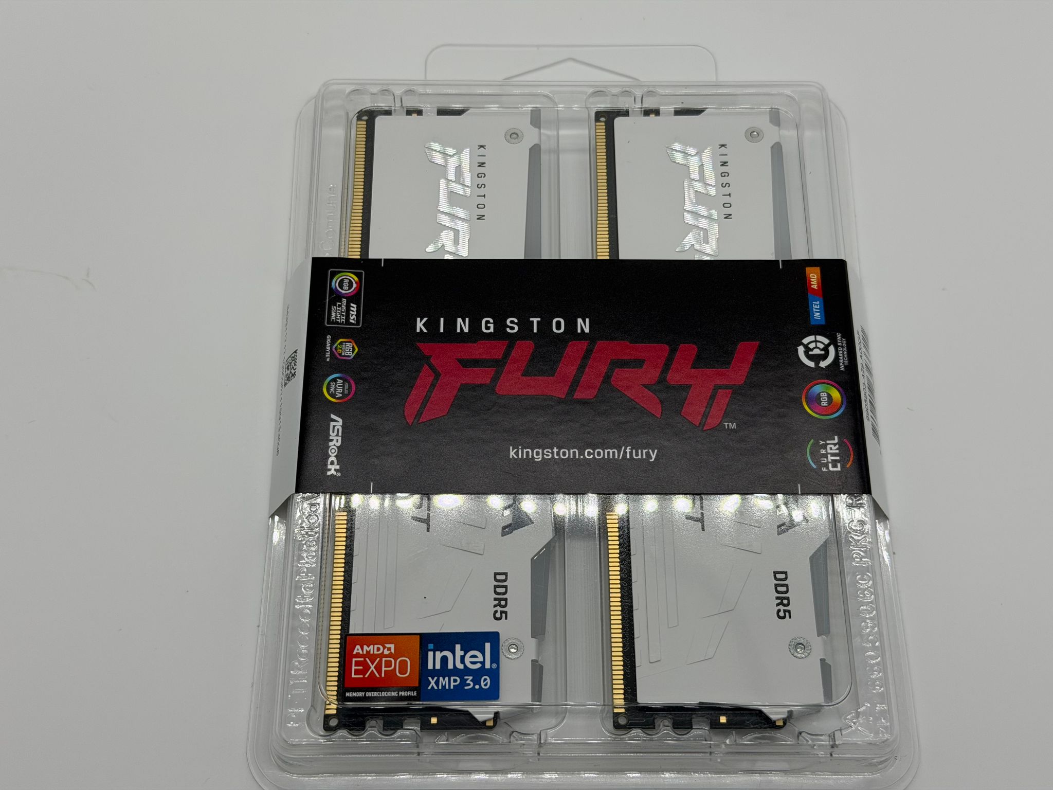 Kingston FURY Beast 32GB (2 x 16GB) 288-Pin PC RAM DDR5 6000 (PC5 48000) Memory