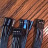 PC Power Switch Extension Cable PCIe Bracket (11.8 inch), 9-Pin Front Panel Header Adapter  *Extras*