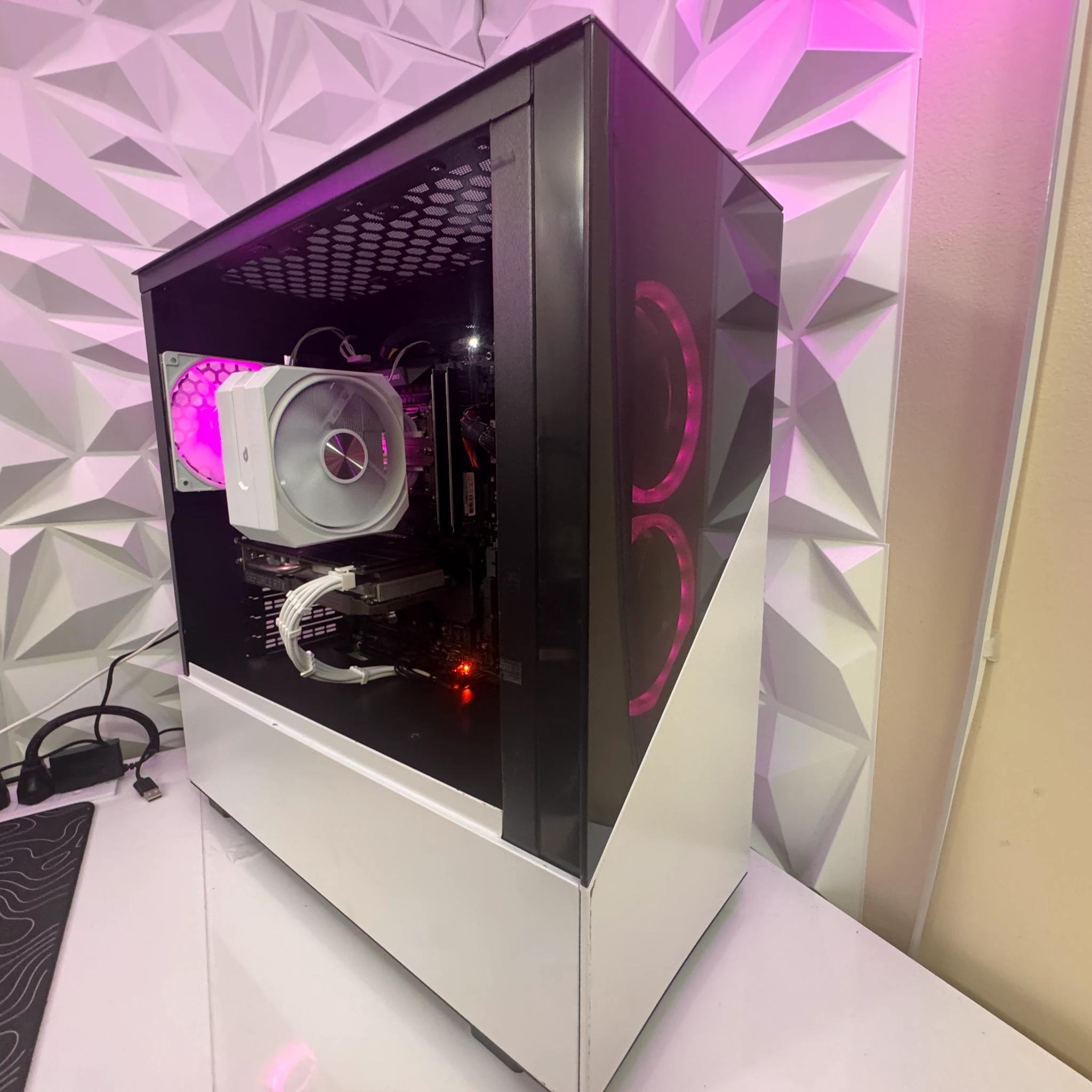 ⚪️ Clean White RTX 2060 Super 8GB + intel i7 Gaming PC | 32GB DDR4 RAM | 512GB M.2 SSD |